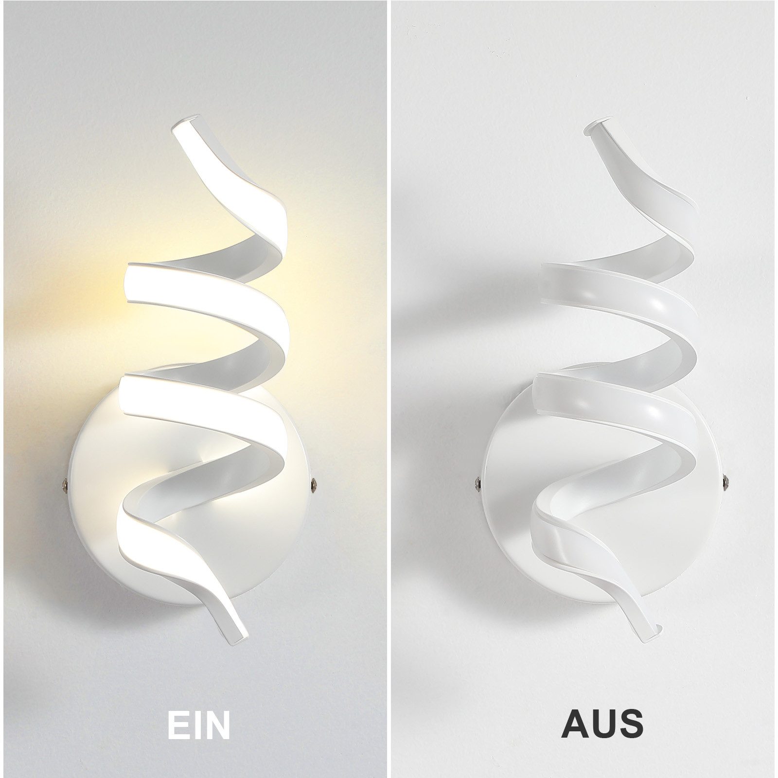 Lampada da parete led interno glitzerlife design moderno bianco_voghion.com