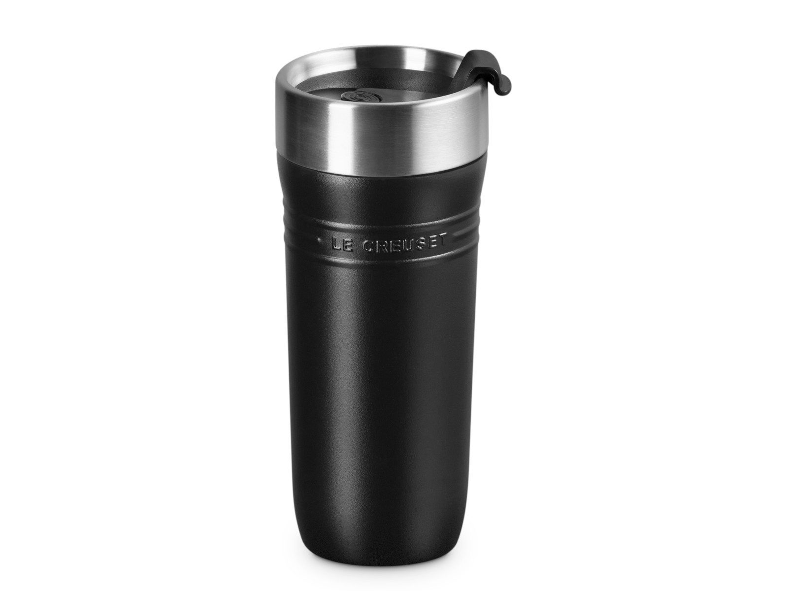 LE CREUSET Thermoflasche On The Go Thermobecher schwarz matt 350ml