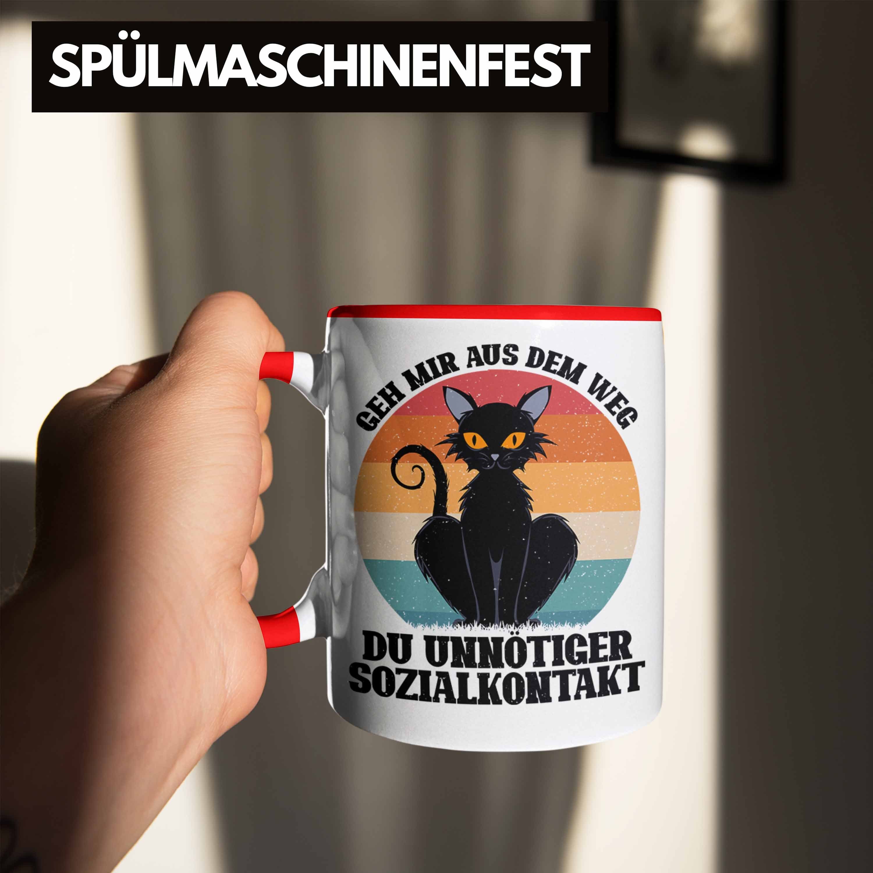 - Dem Aus Rot Spruch Trendation Trendation Geh Lustiger Tasse Weg Geschenk Mir Du Sozialkontakt Tasse Unnötiger