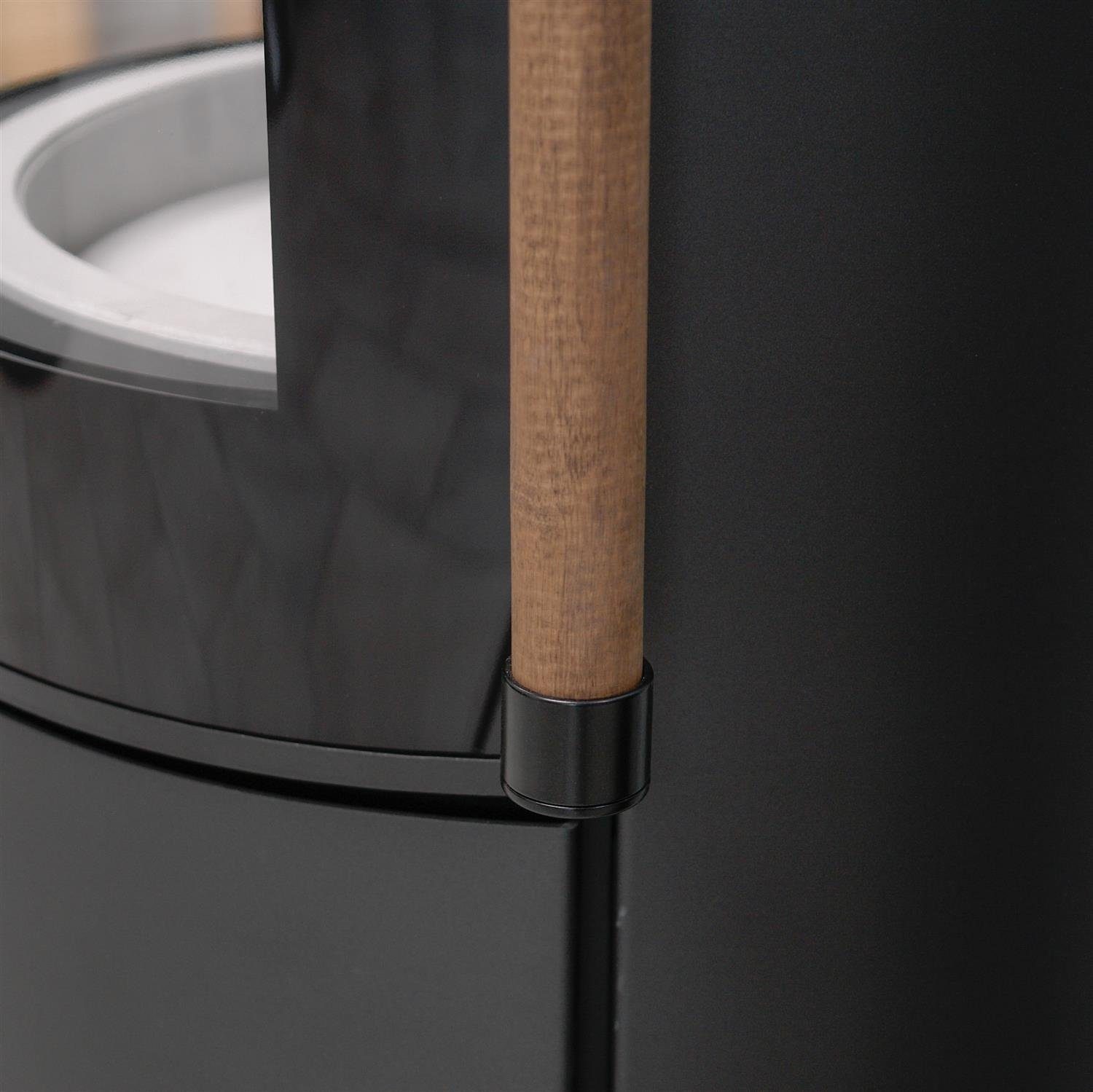 H&M Germany Kaminofen MONO 3.0 L Stahl-schwarz, 7 kW, Zeitbrand