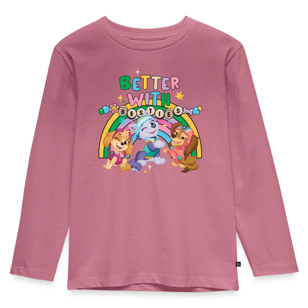 Spreadshirt T-Shirt Paw Patrol Skye Everest & Liberty Beste Freunde Kinder Premium Langarm (1-tlg)