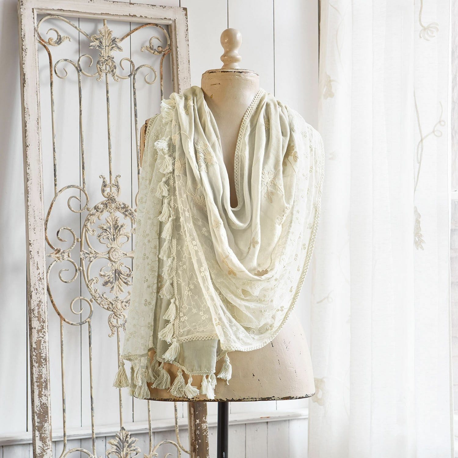 Mirabeau Modeschal Schal Anneli grau/creme, none