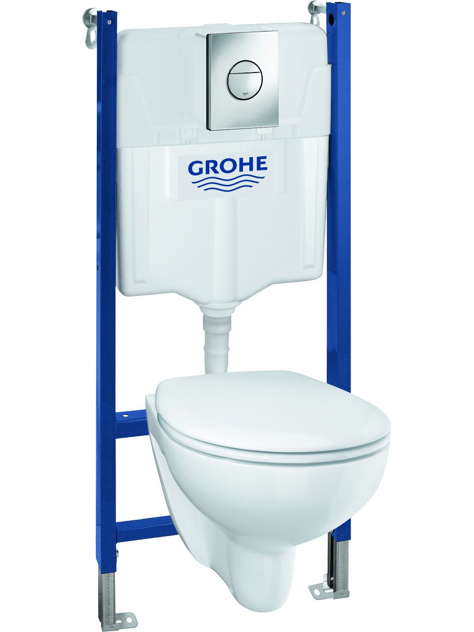 WC-Komplettset Grohe Wand-WC Komplettset Solido Compact chrom /