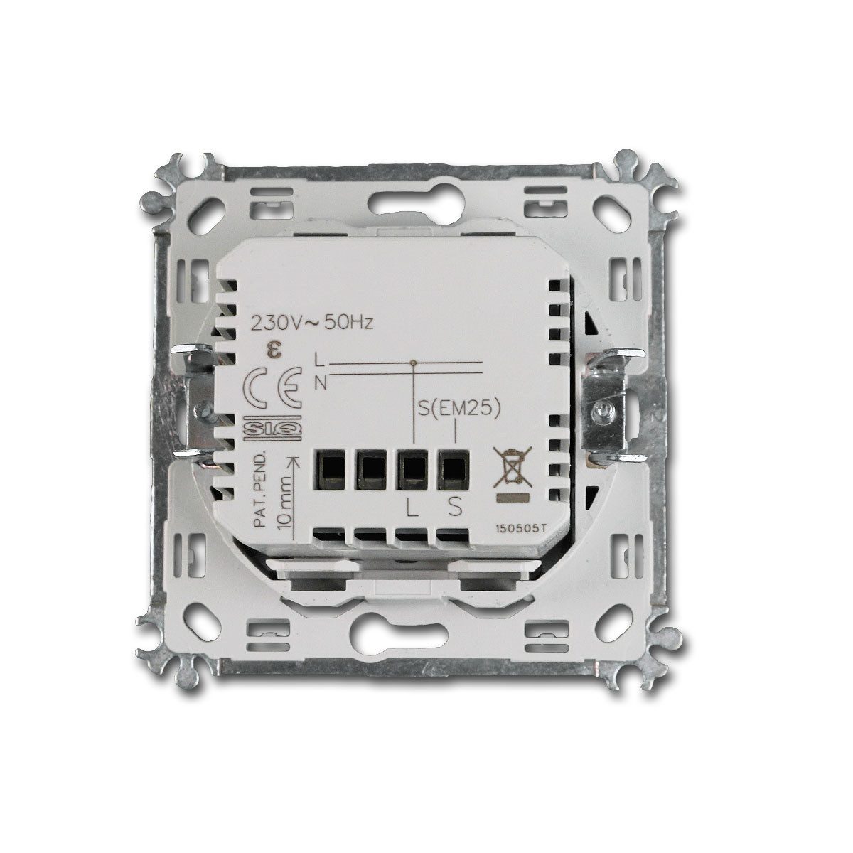 TEM Drehdimmer MODUL-PLUS LED-Dimmer-Schalter, weiß, SLAVE, UP