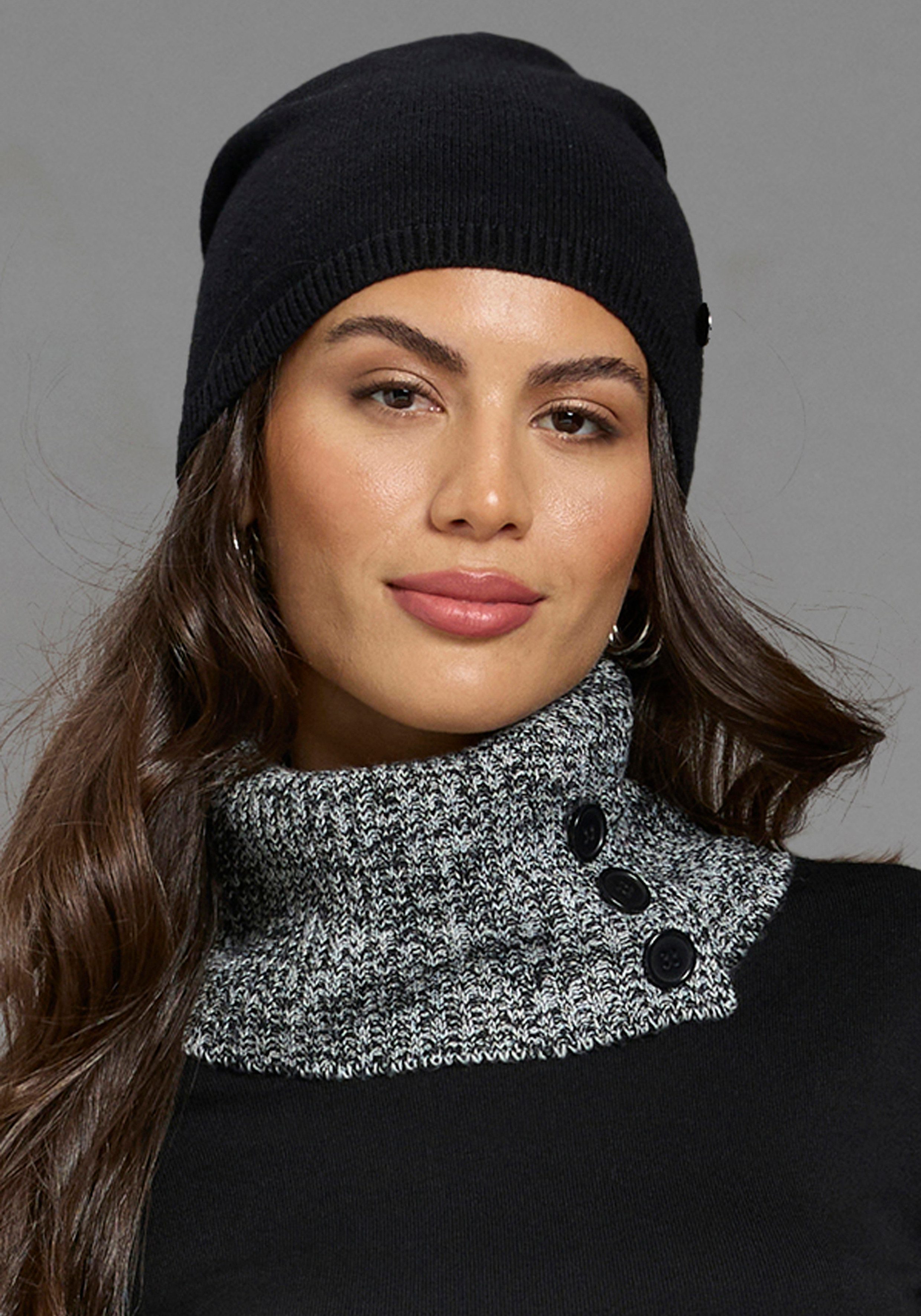 Laura Scott Beanie mit modischen Rippenabschlüssen - NEW. € 14,99, (€ 14,99 pro 1 Stk).