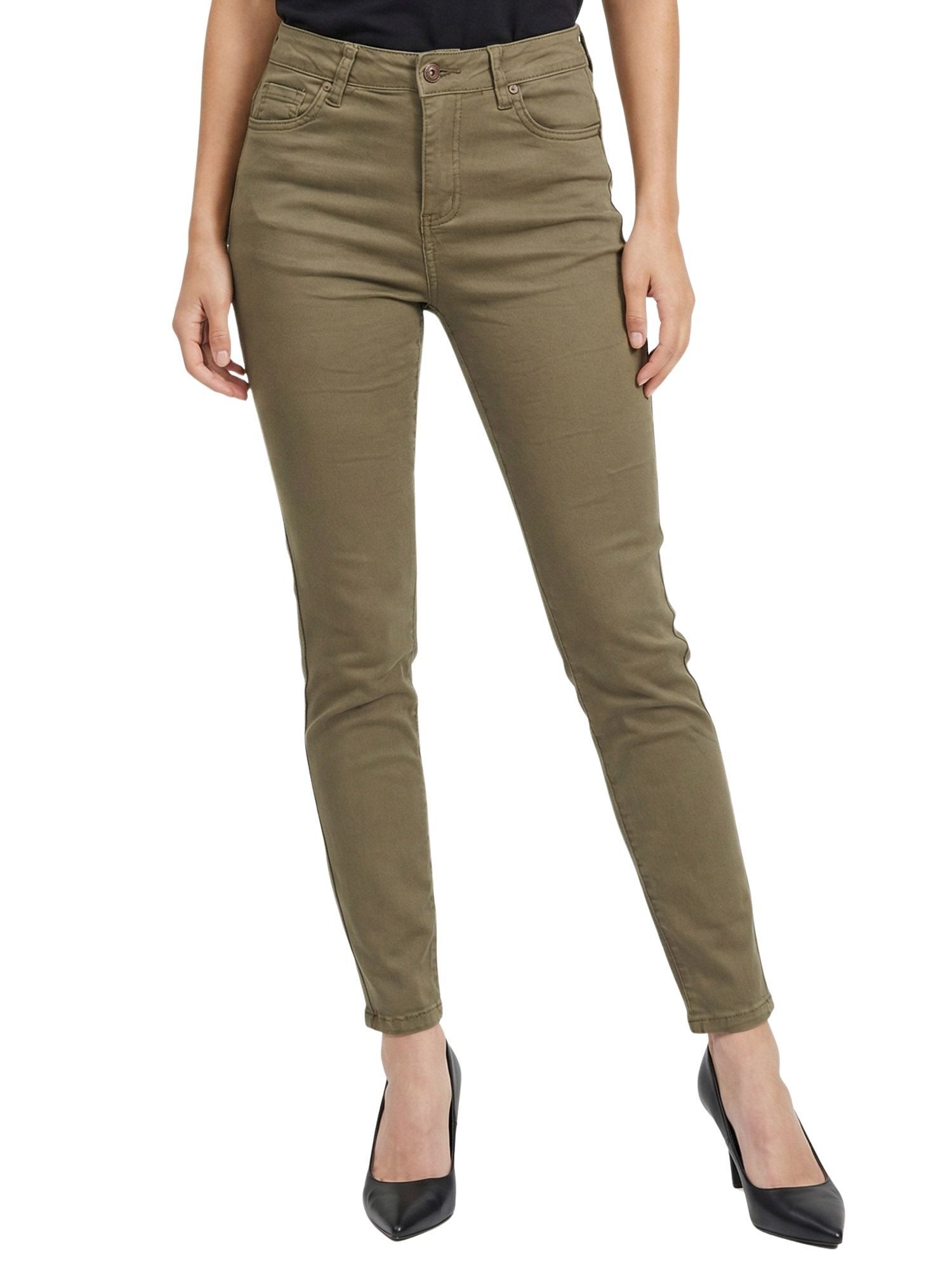 Tazzio High-waist-Jeans F138 Damen Skinny Fit Jeanshose