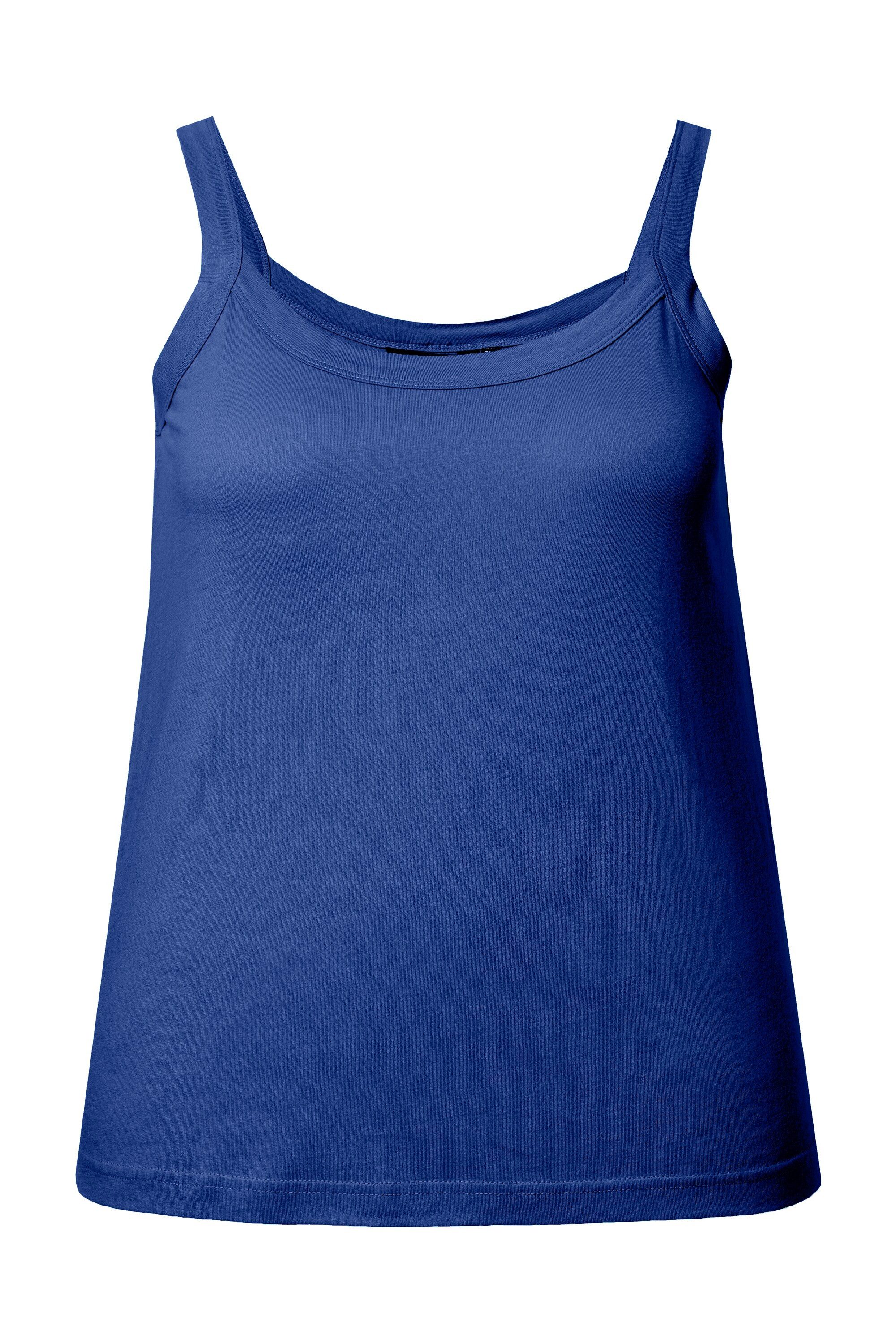 Ulla Popken Longtop Spaghettitop Rundhals Modalmix ärmellos Bestseller – Bild 2 von 4