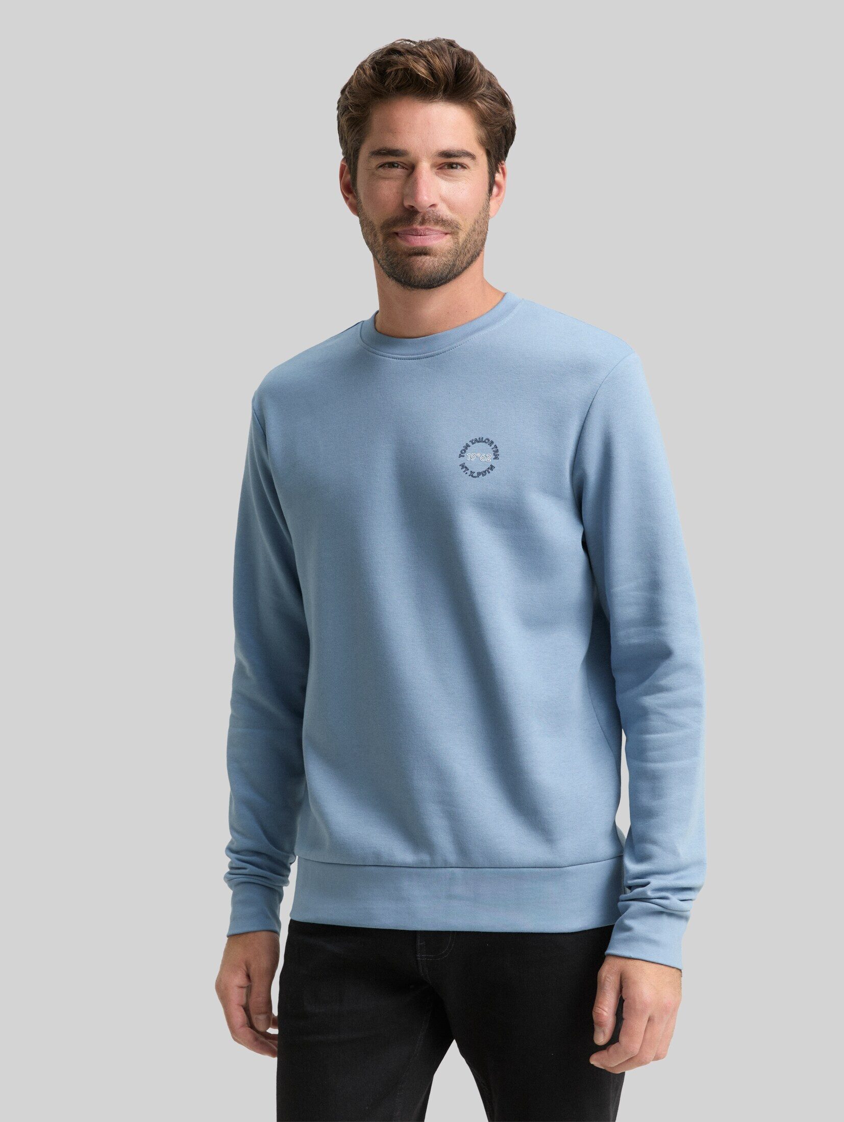 TOM TAILOR Sweatshirt Strick & Sweatshirts Sweatshirt mit Logo-Print