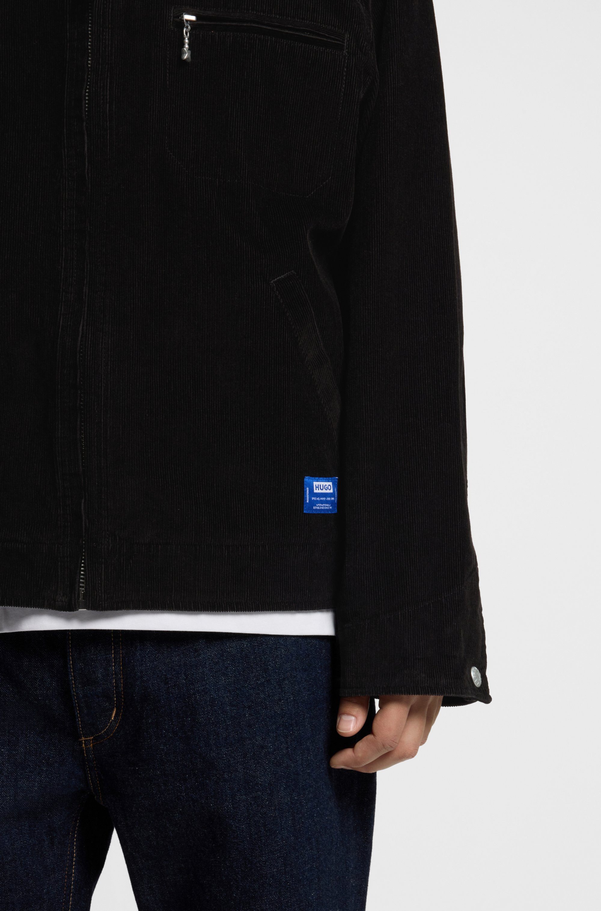 HUGO Cordjacke Braxton264W1 mit Hemdkragen – Bild 3 von 5