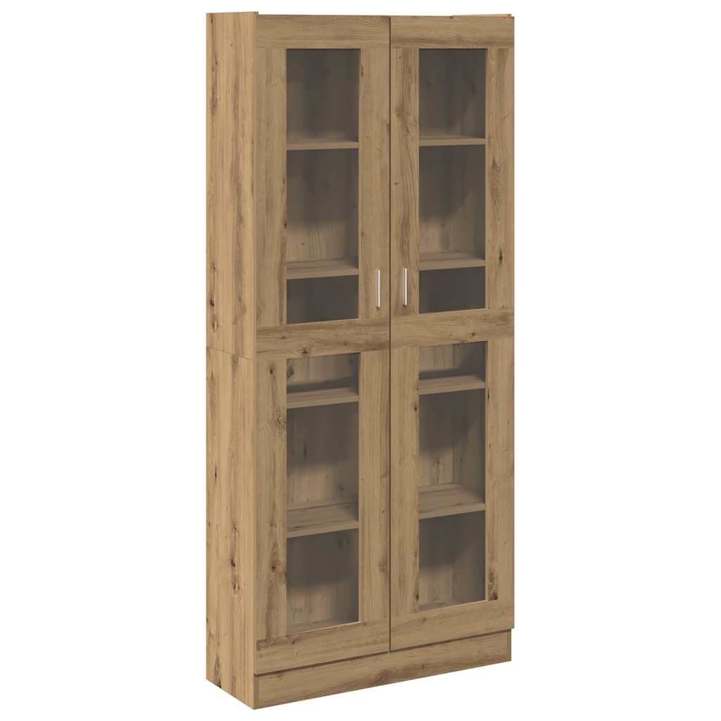 vidaXL Bücherregal Highboard Artisan-Eiche 82,5x30,5x185 cm Holzwerkstoff, 1-tlg.