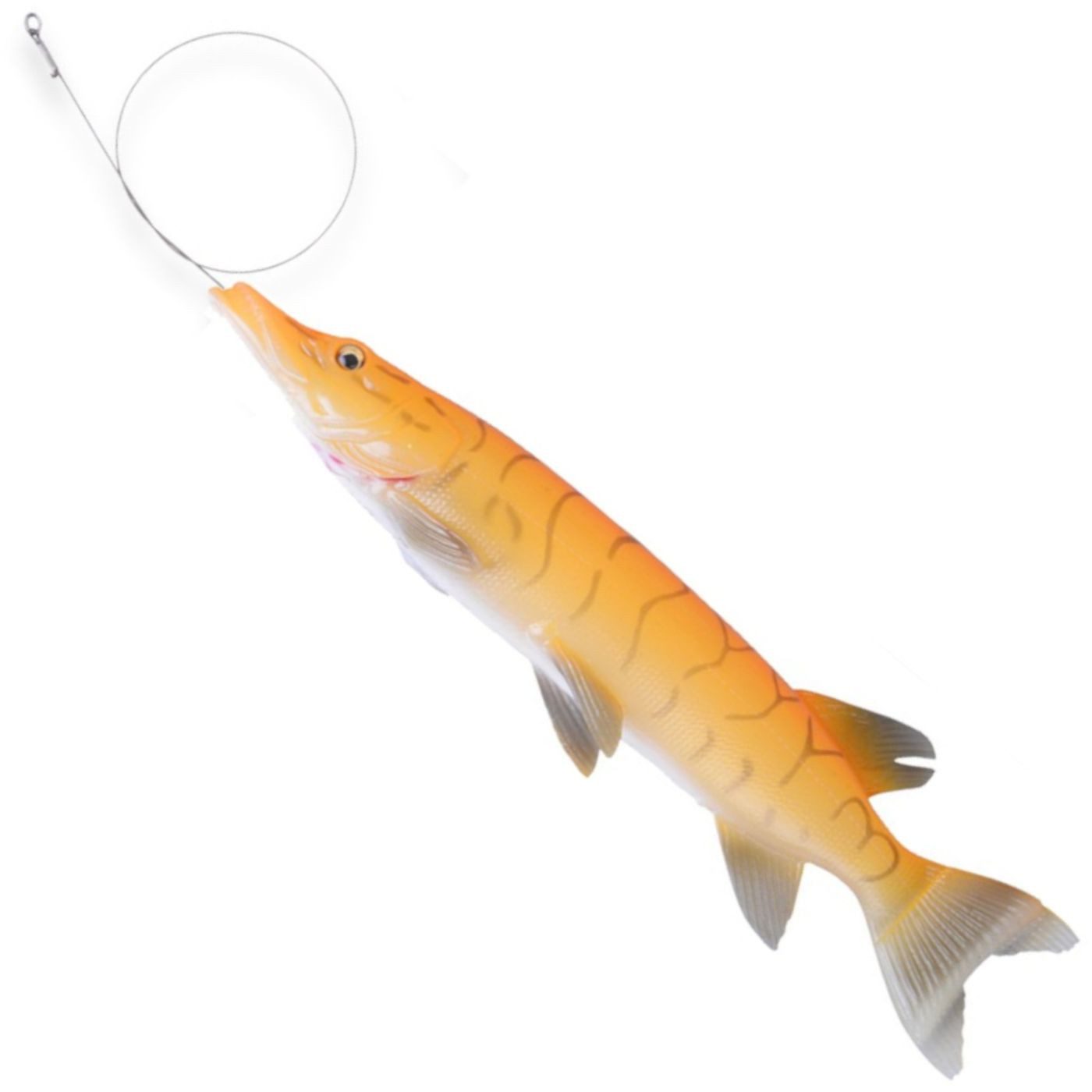 Kunstköder Savage Gear 3D Line Thru Pike Hecht Gummifisch Albino Pike