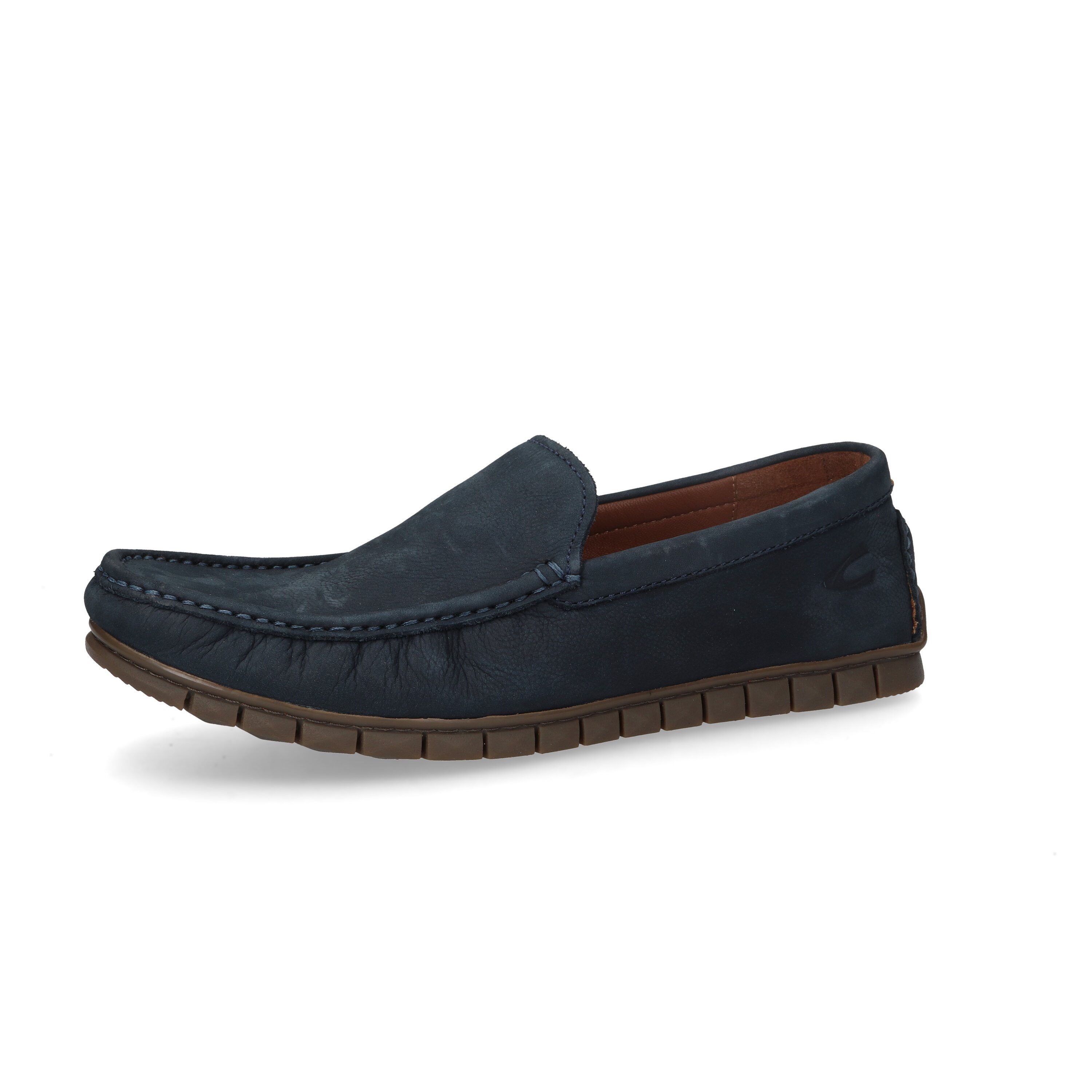 camel active Slipper Tumbled Nubuk/Nappa NAVY Slipper