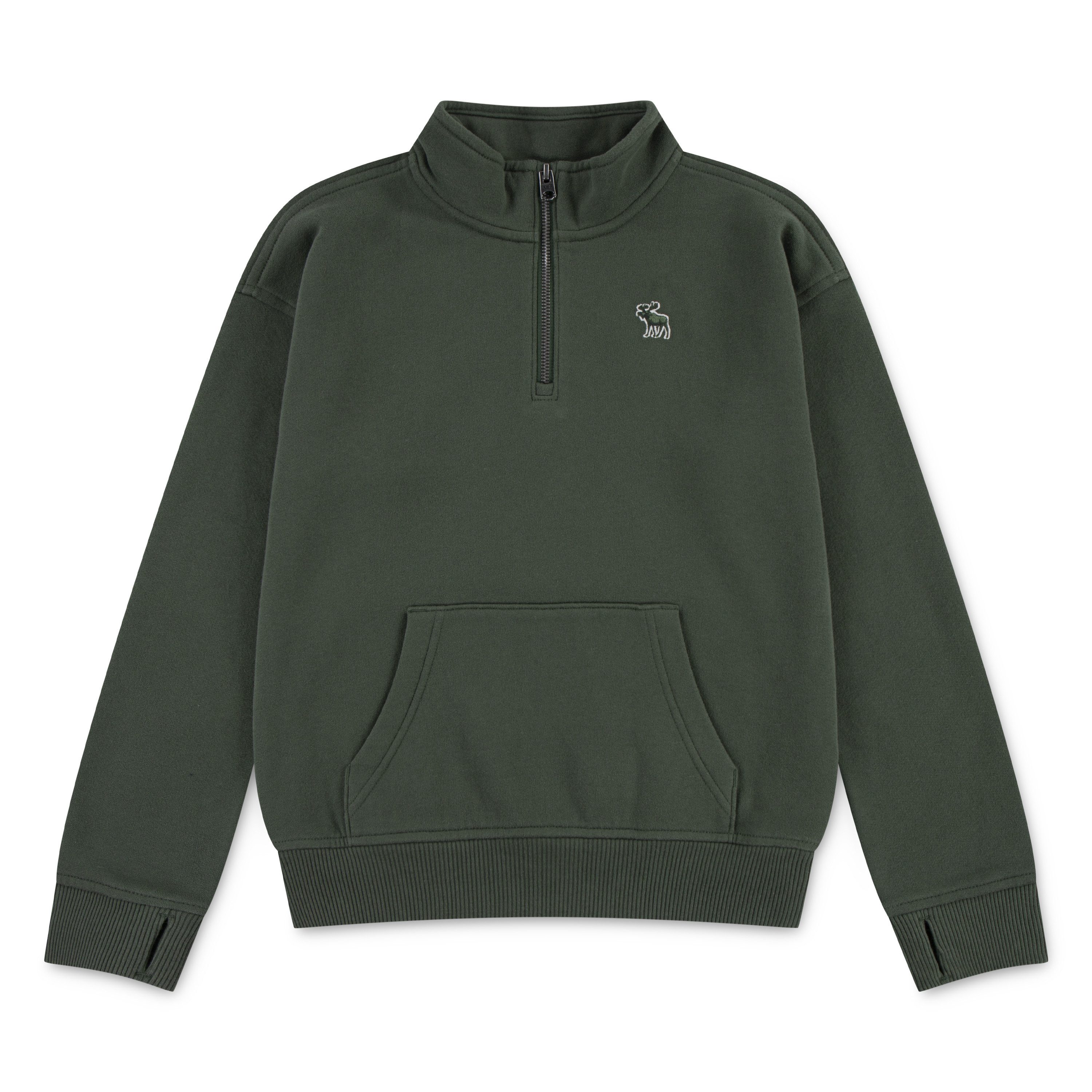 Abercrombie Kids Fleecepullover AFB ESSENTIAL 1/4 ZIP MO mit Zipper, for boys