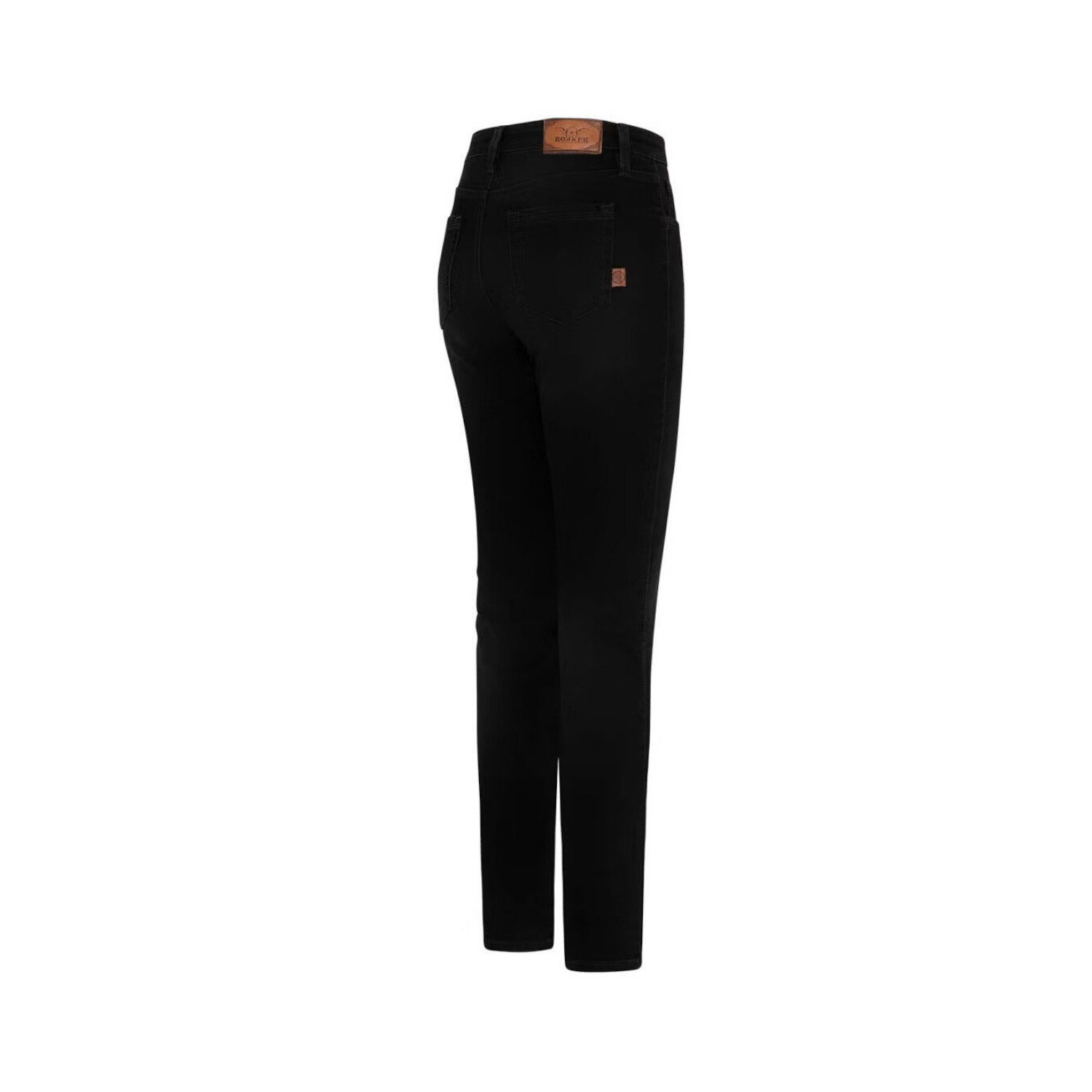 Rokker Motorradhose RT Mid Waist Slim Damen Motorradjeans Knieprotektoren enthalten