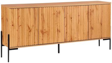 Home affaire Sideboard Valloire, 2 feste Einlegeböden, Push-to-open Funktion, Breite 178 cm, Höhe 80 cm