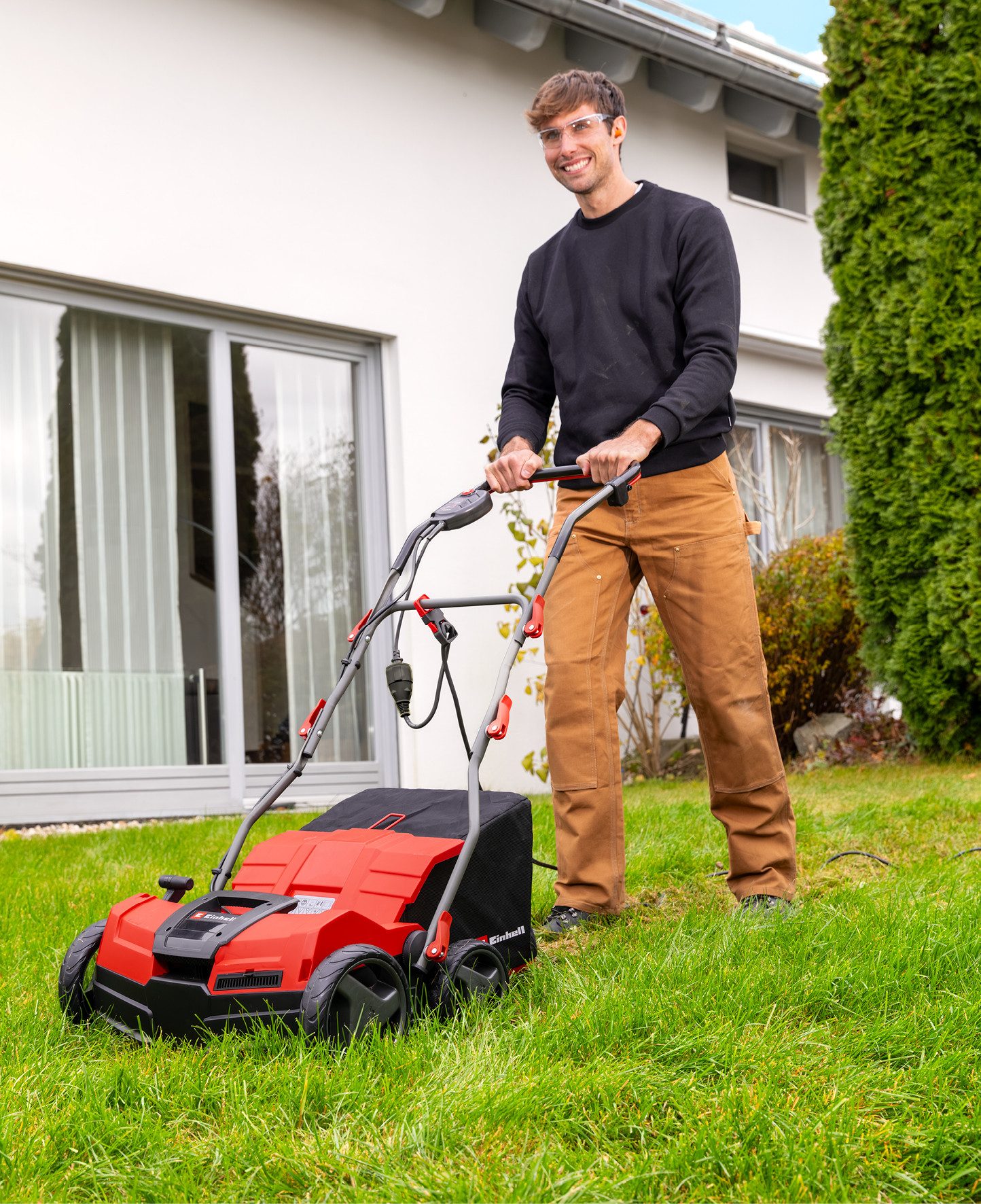 Einhell Elektro-Vertikutierer / Lüfter GE-SA 1640, 40 cm Arbeitsbreite – Bild 2 von 5
