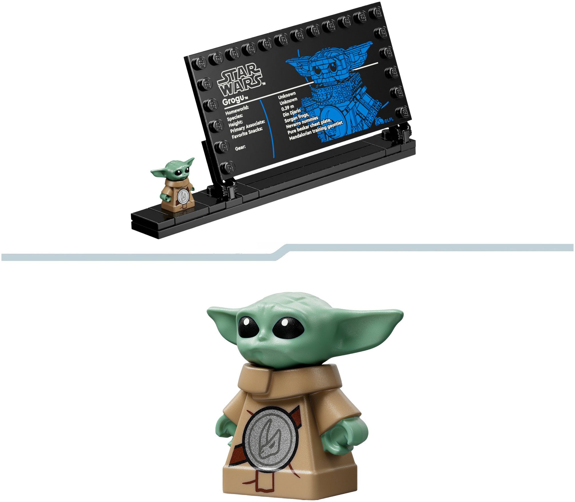 LEGO® Grogu (Lehrling des Mandalorianers) (75446), LEGO Star Wars™ Konstruktionsspielsteine, (1200 St) – Bild 5 von 5