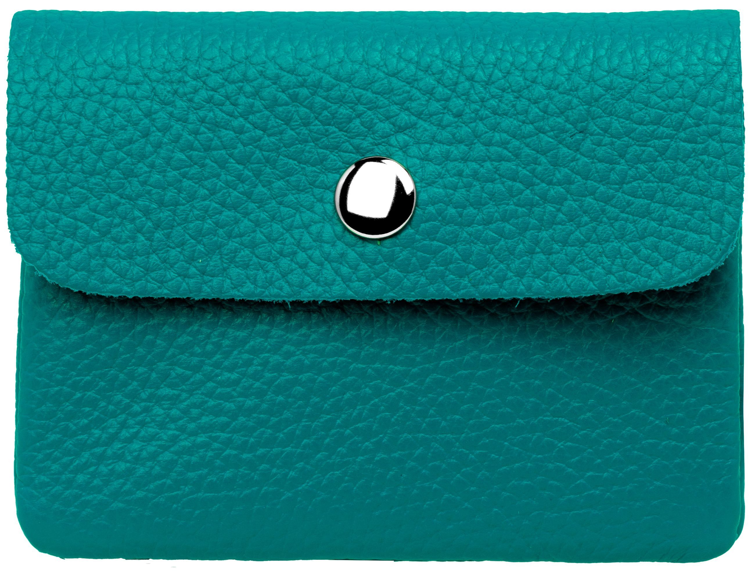 Caspar Geldbörse kleines Echtleder Portemonnaie eleganter mini Geldbeutel - GB416