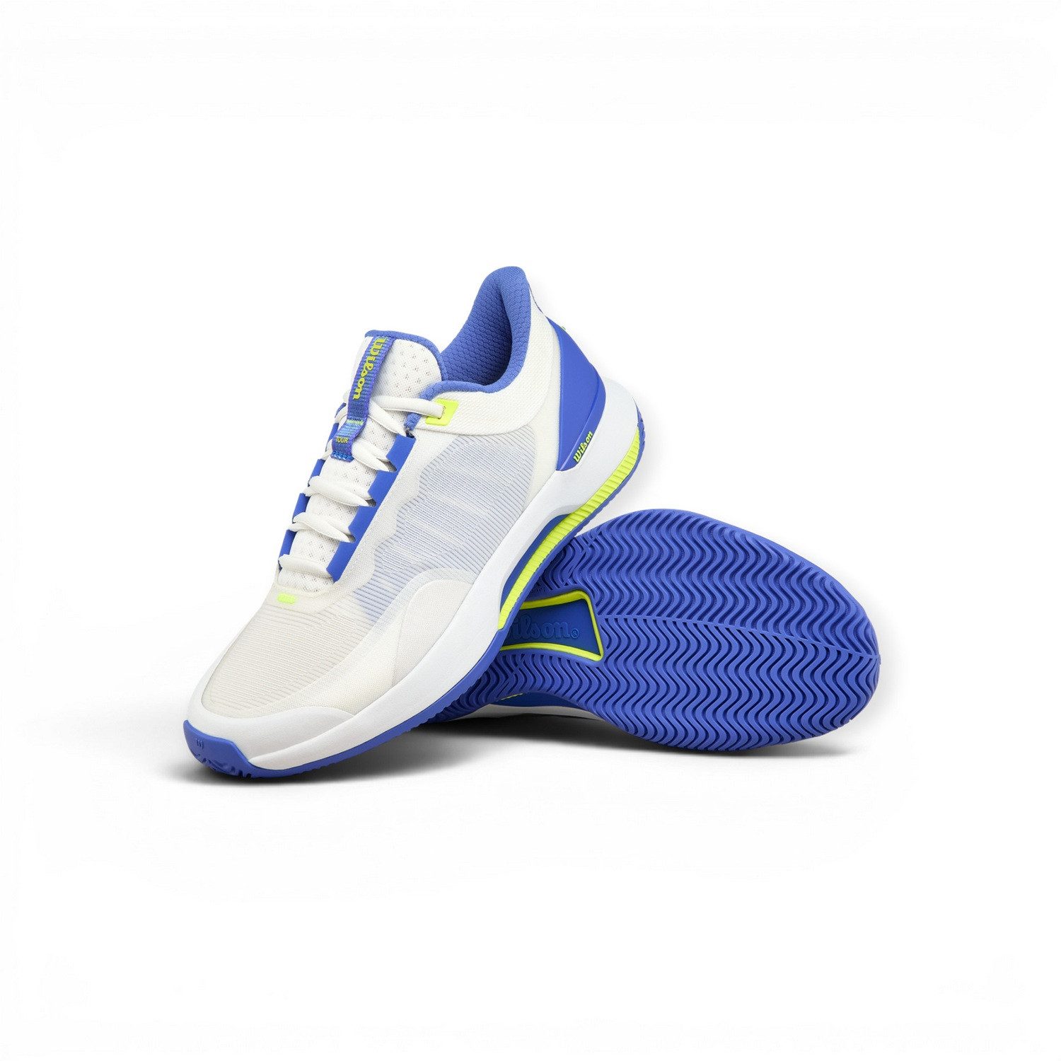 Wilson Intrigue Tour Allcourt 2025 weiss/blau/lime Damen Tennisschuh
