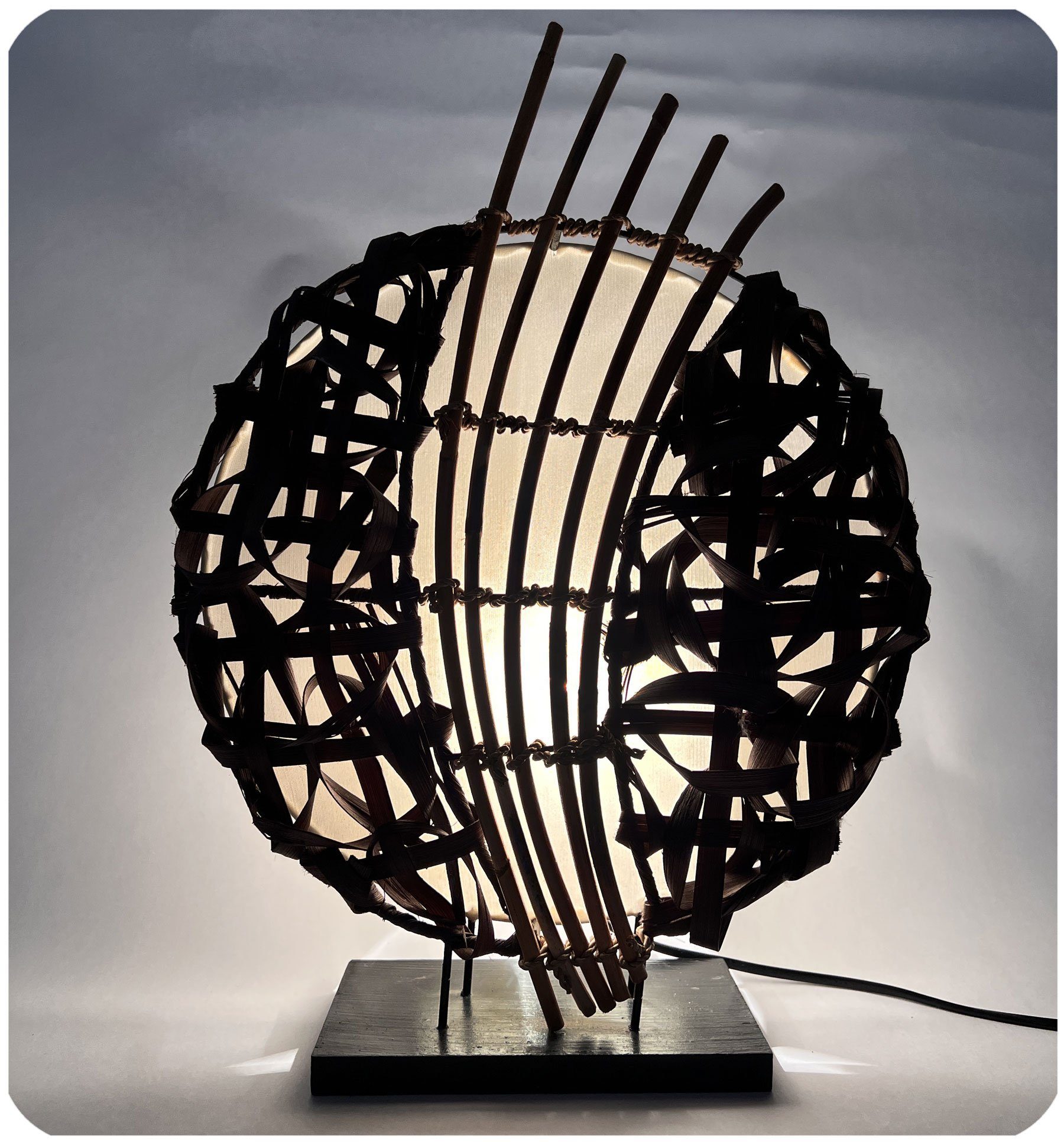SIMANDRA Stehlampe Feng Shui, Ambilight, ohne Leuchtmittel, Warmweiß, Stimmungsleuchte im Bali-Design