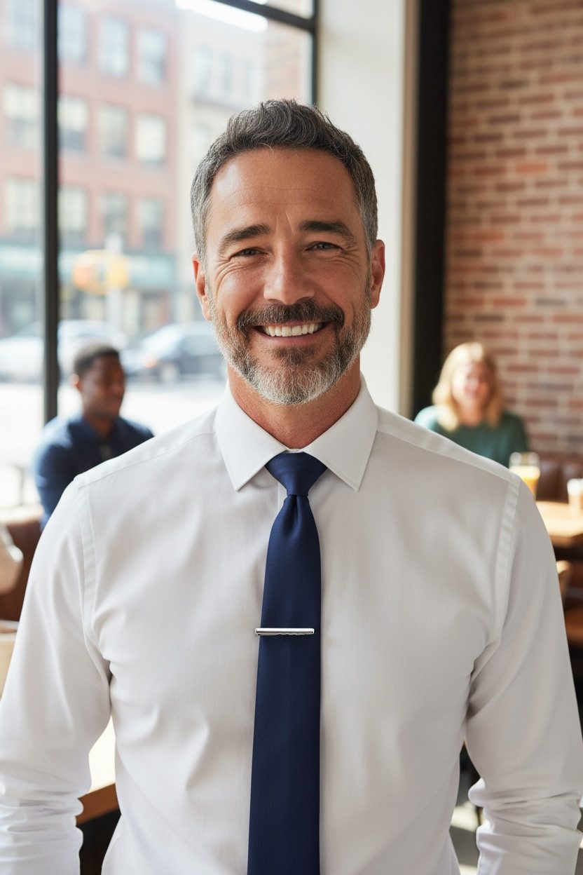 Karisma Krawattennadel Karisma Hochwertige Herren Edelstahl 316L Krawattennadel, Krawattenklammer/Tie Clip Farbwahl KTC201 - Silber