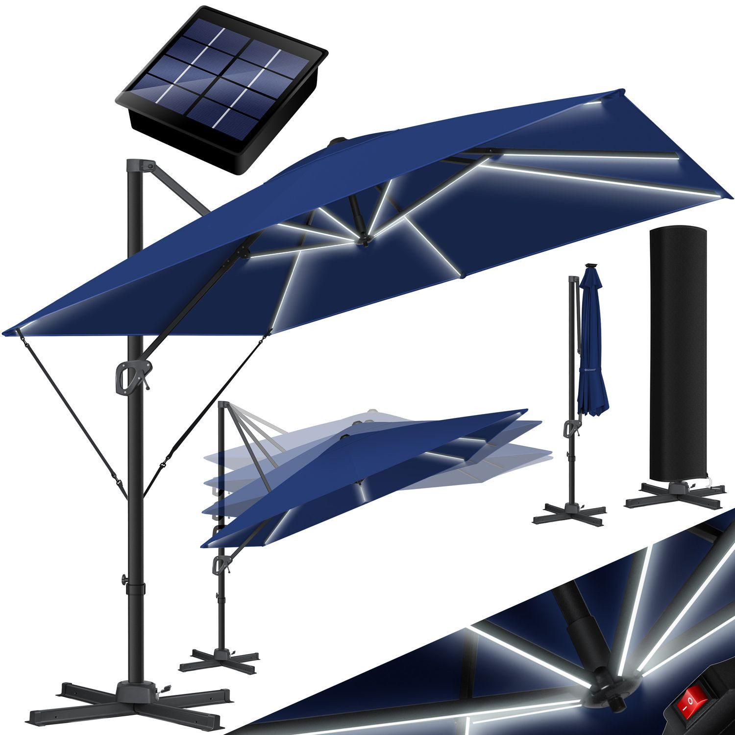KESSER Ampelschirm, Sonnenschirm Ampelschirm SUN XL günstig online kaufen