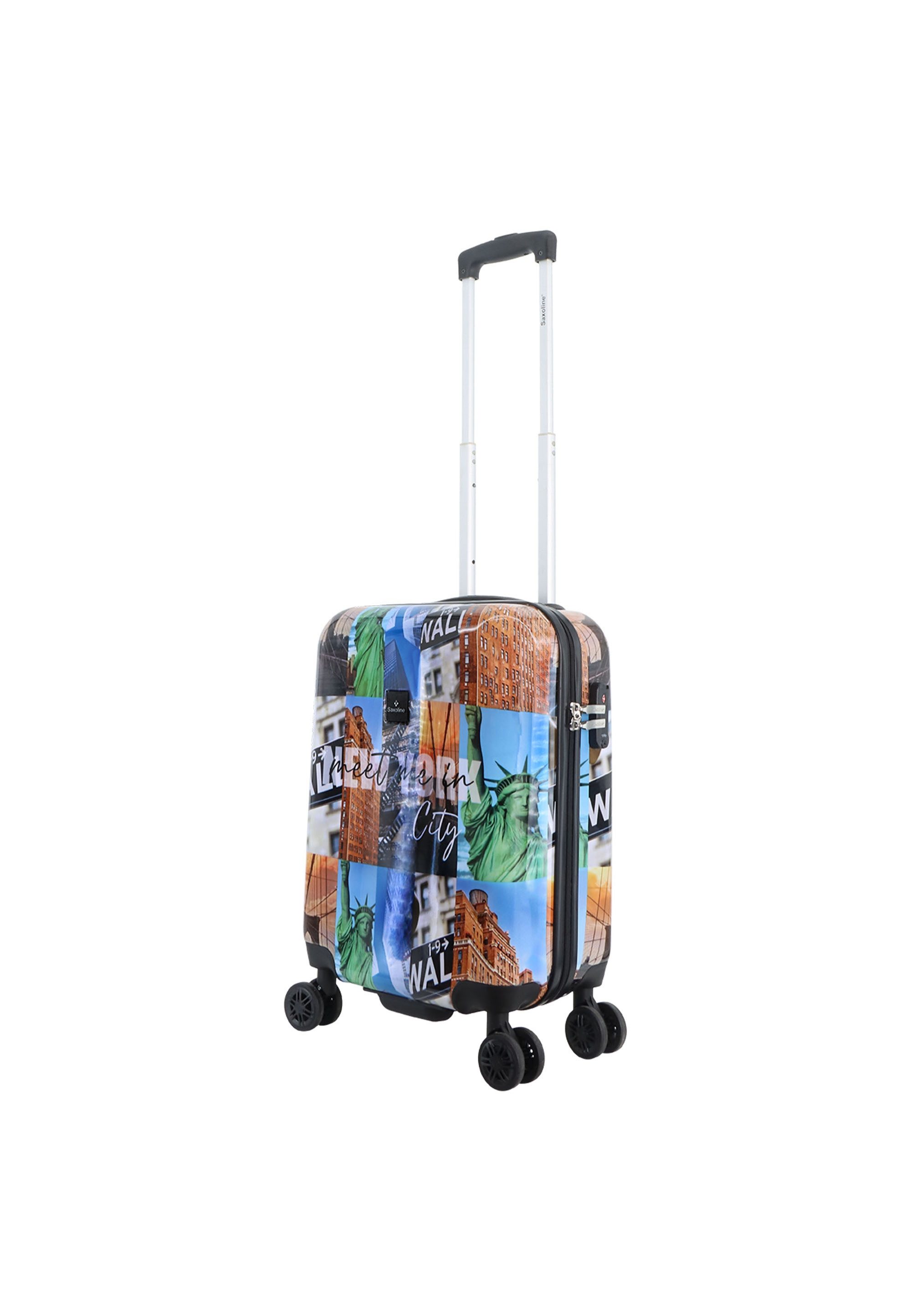 Saxoline® Koffer New York City, aus robustem ABS/PC-Material