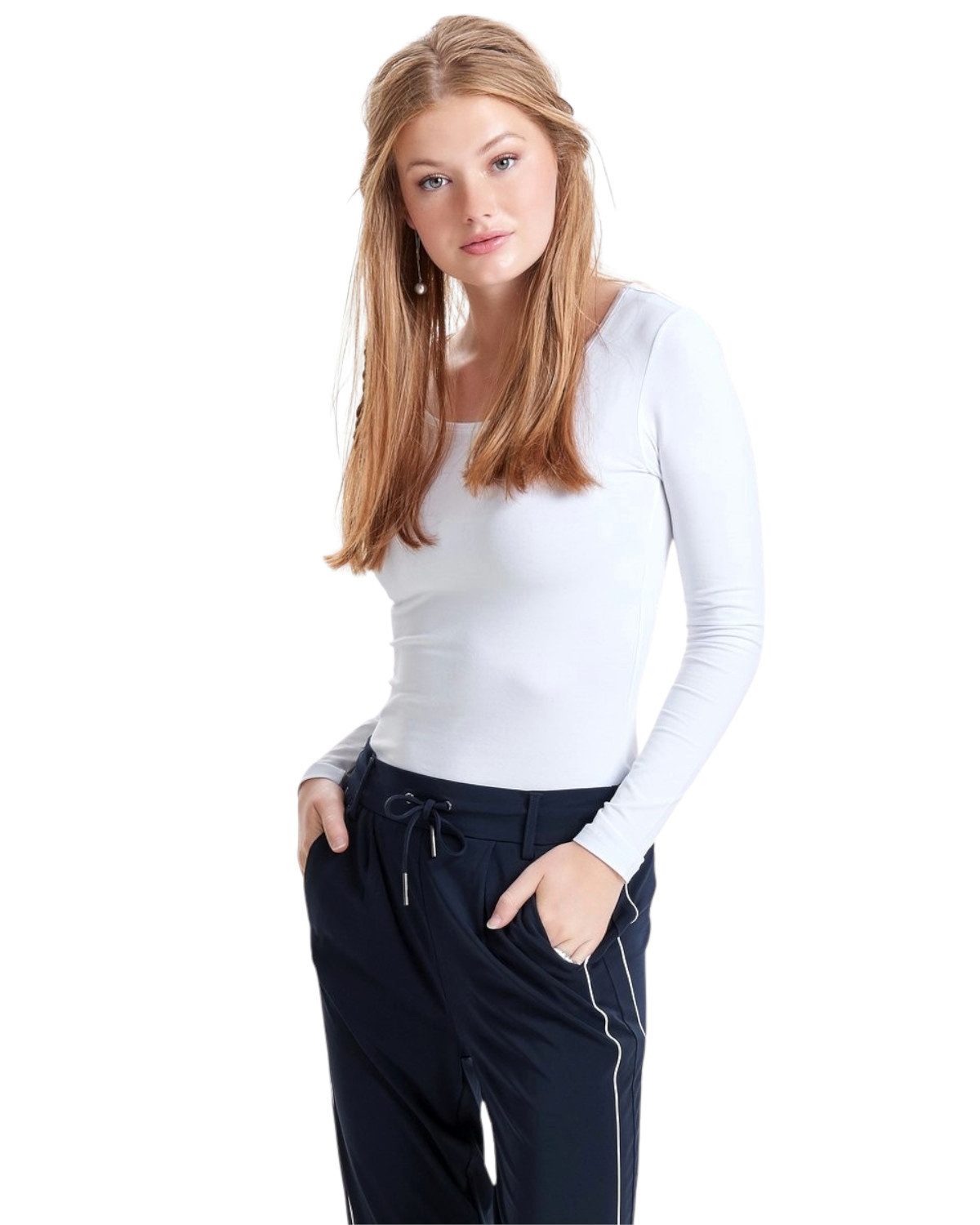 ONLY Langarmshirt Basic Shirt im 2er-Set in Unifarben günstig online kaufen