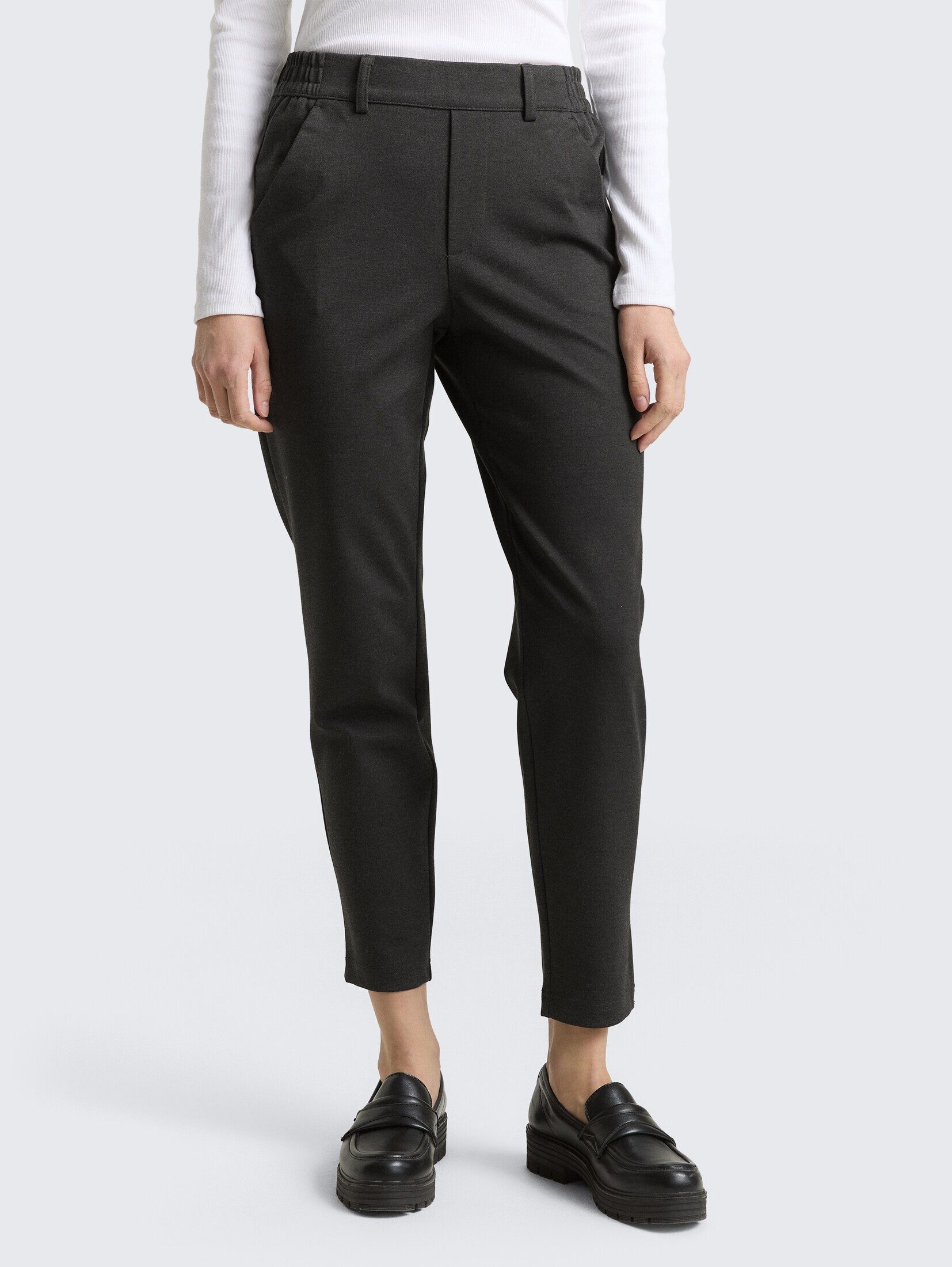 TOM TAILOR Denim Sweathose Hosen & Chino Relaxed Fit Hose mit elastischem Bund