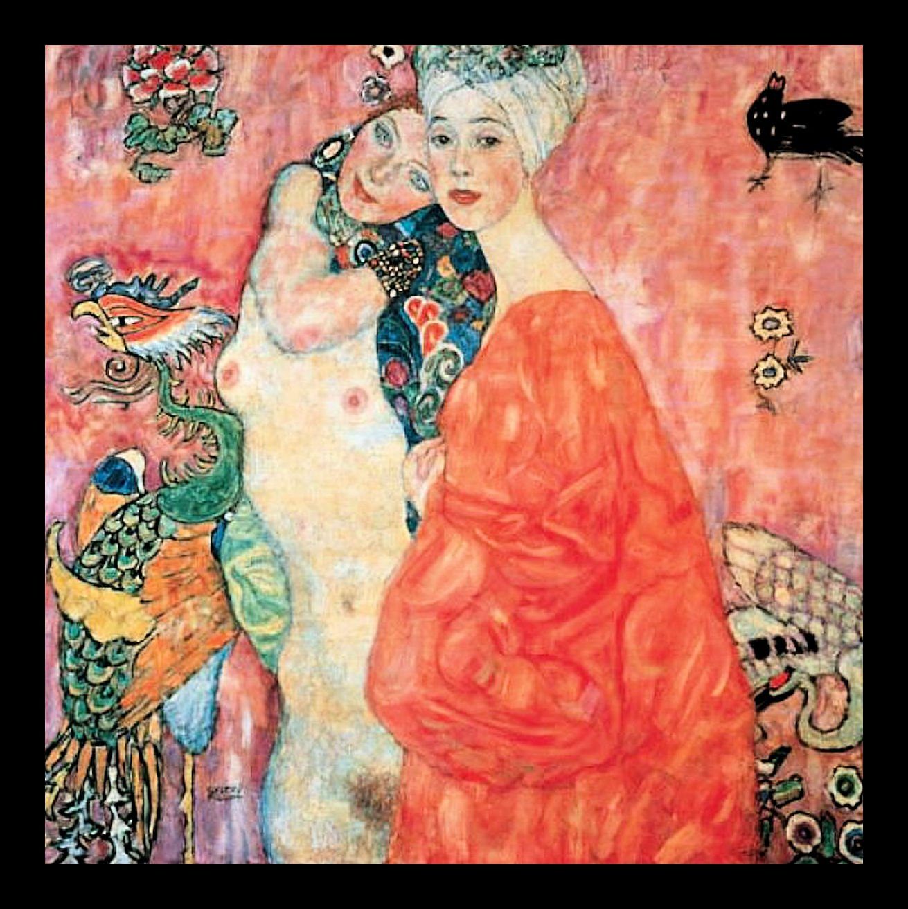 my home Bild mit Rahmen »KLIMT / Die Freundinnen«, (1 Stück)-Otto
