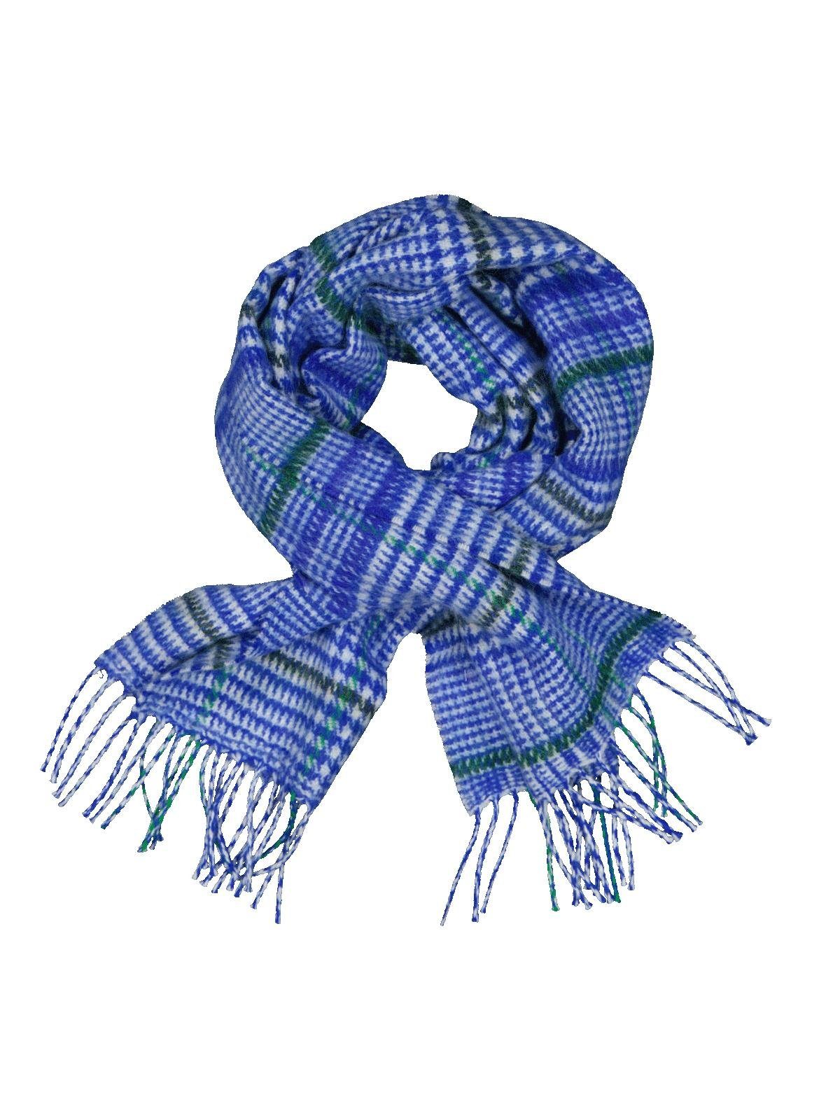 Engbers Strickschal engbers Herren Schal kariert, Tannengruen günstig online kaufen