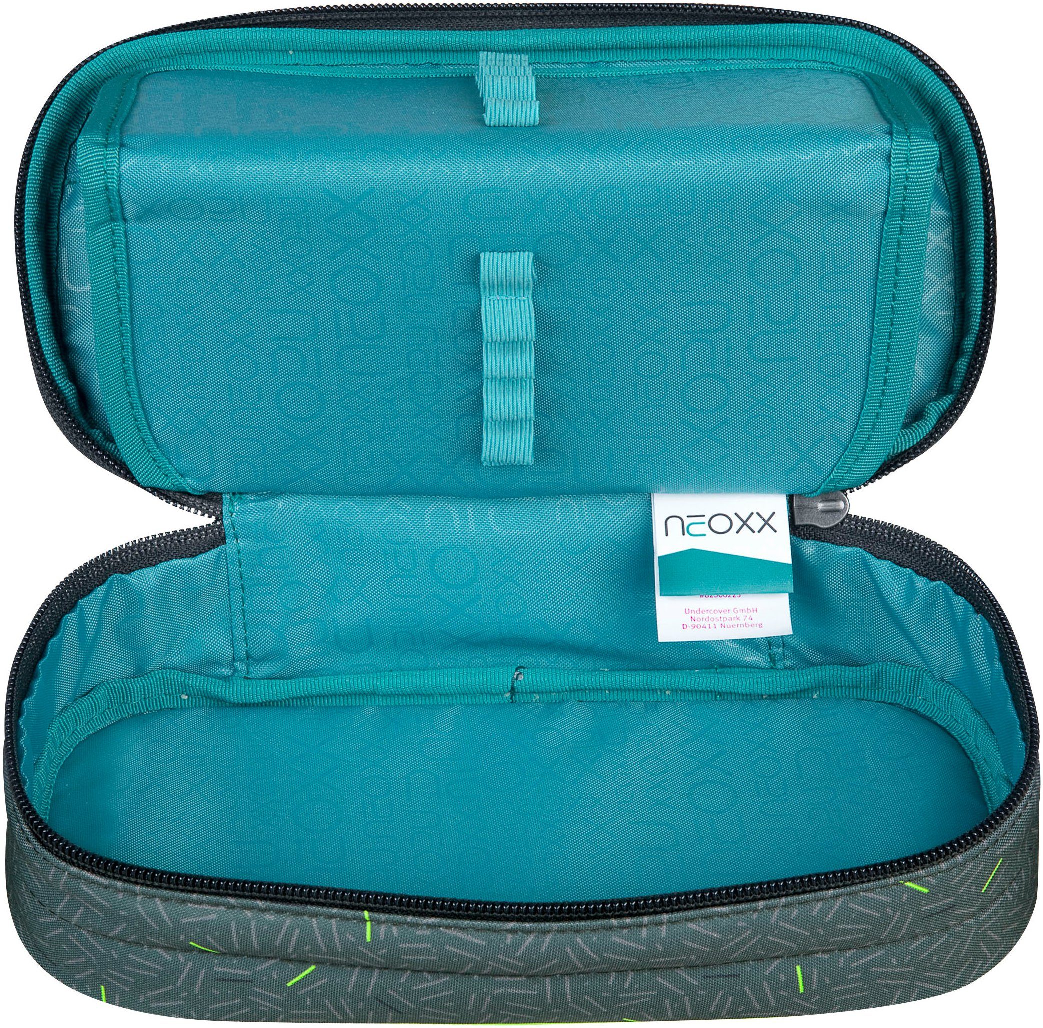 neoxx Schreibgeräteetui Schlamperbox, Jump, teilweise aus recyceltem Material