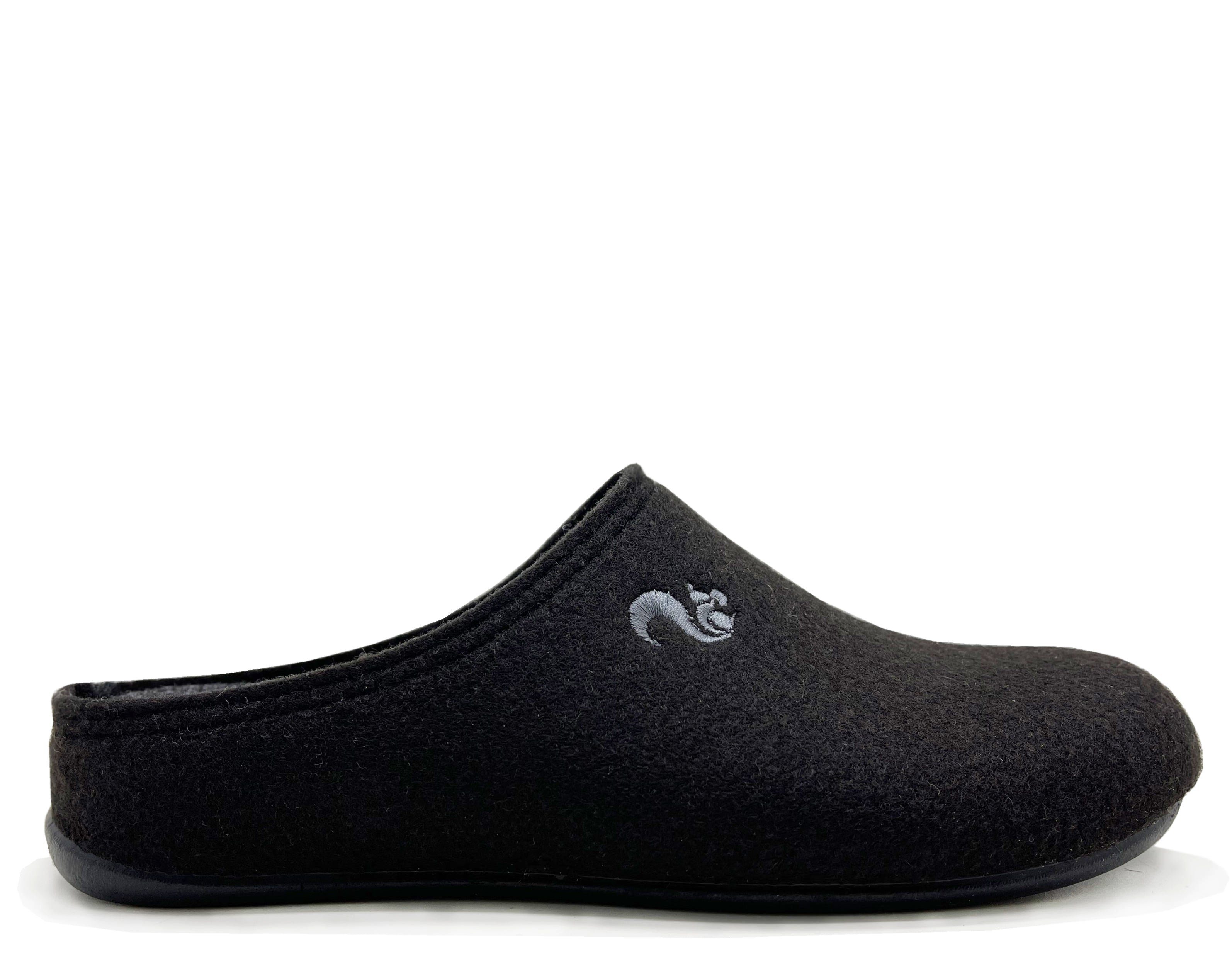 black PET Vegan Slipper thies Slipper Recycled 1856