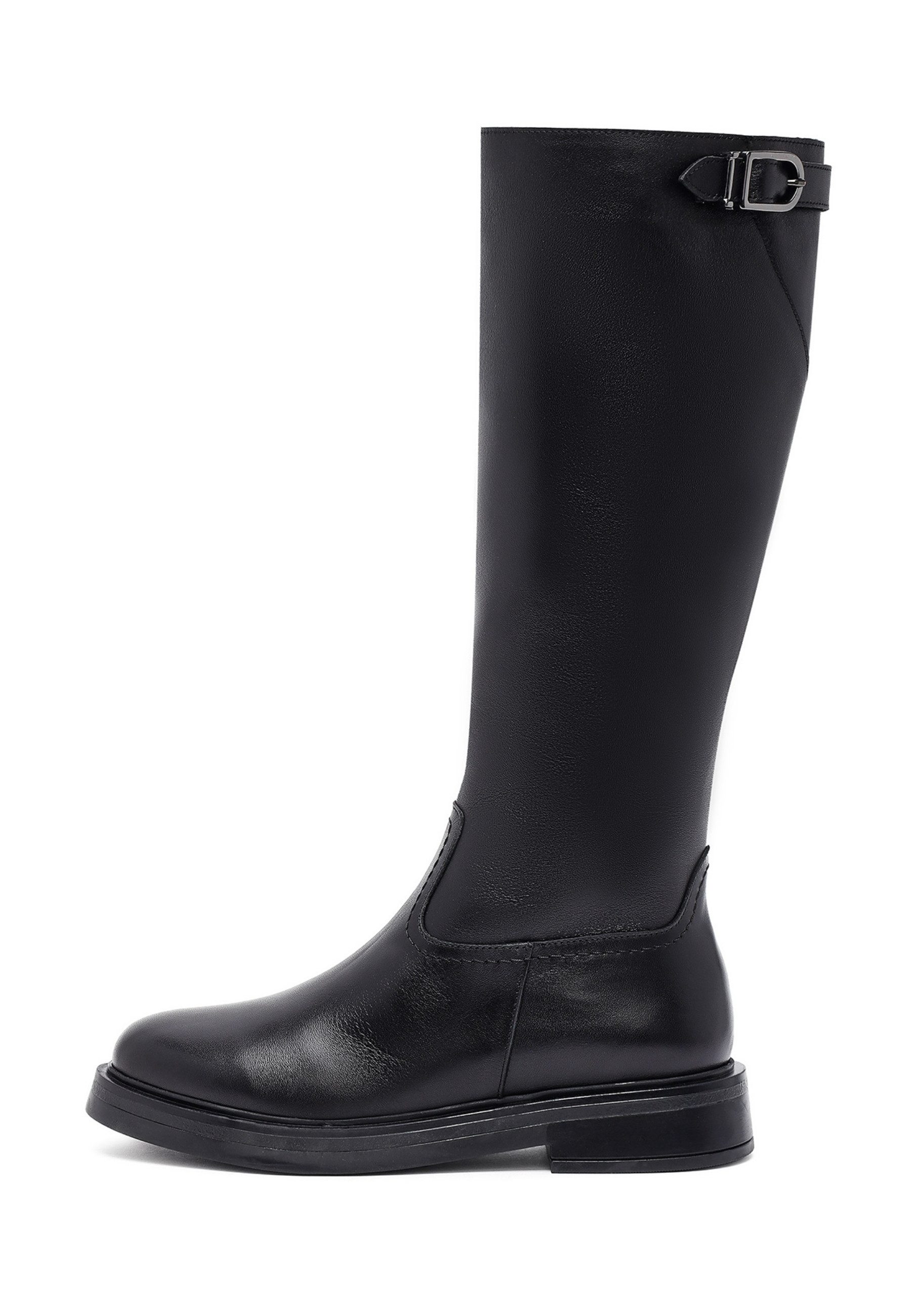 Absatzstiefel aus Leder Bootsschuh