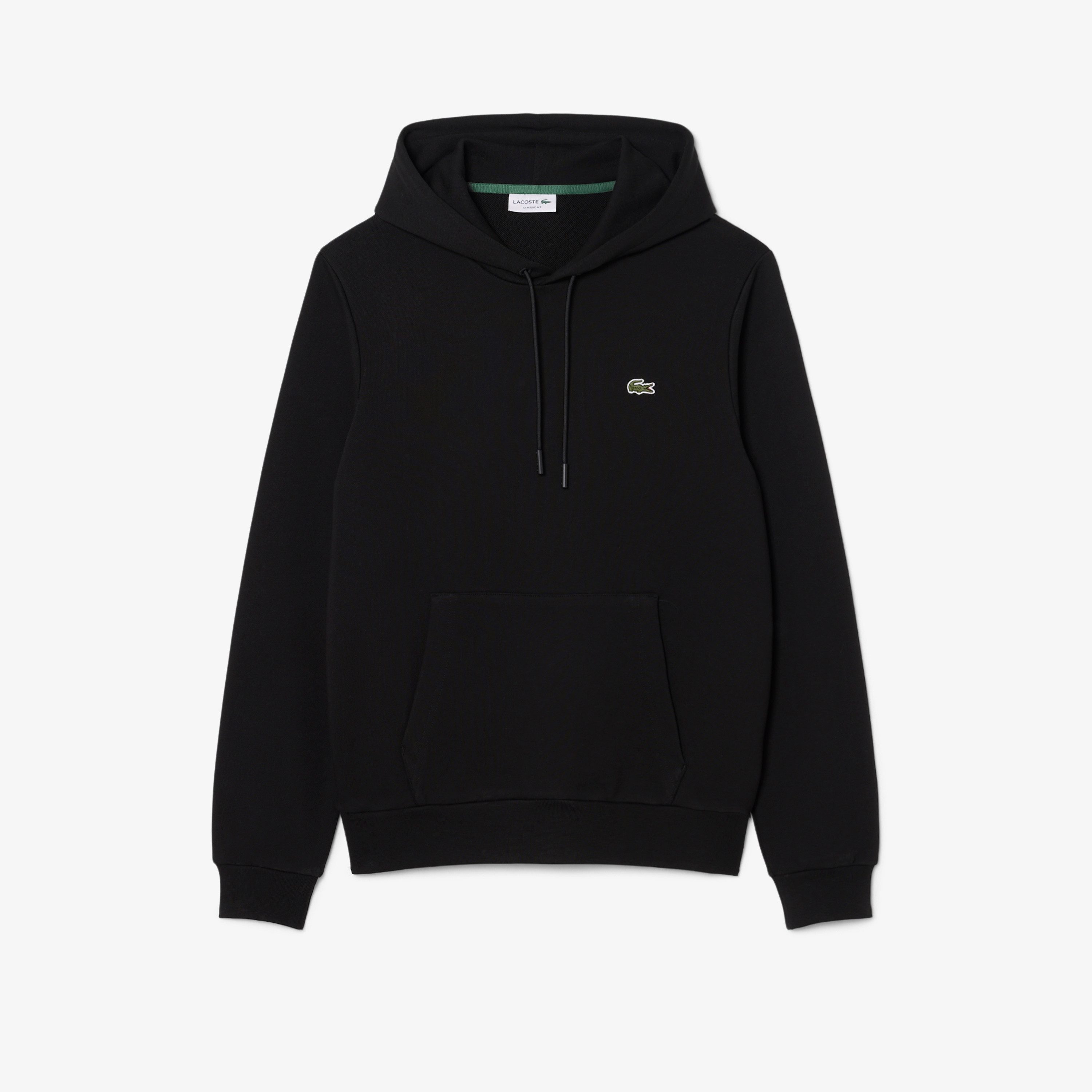 Lacoste Hoodie mit Kängurutasche, Classic Fit, reine Baumwolle
