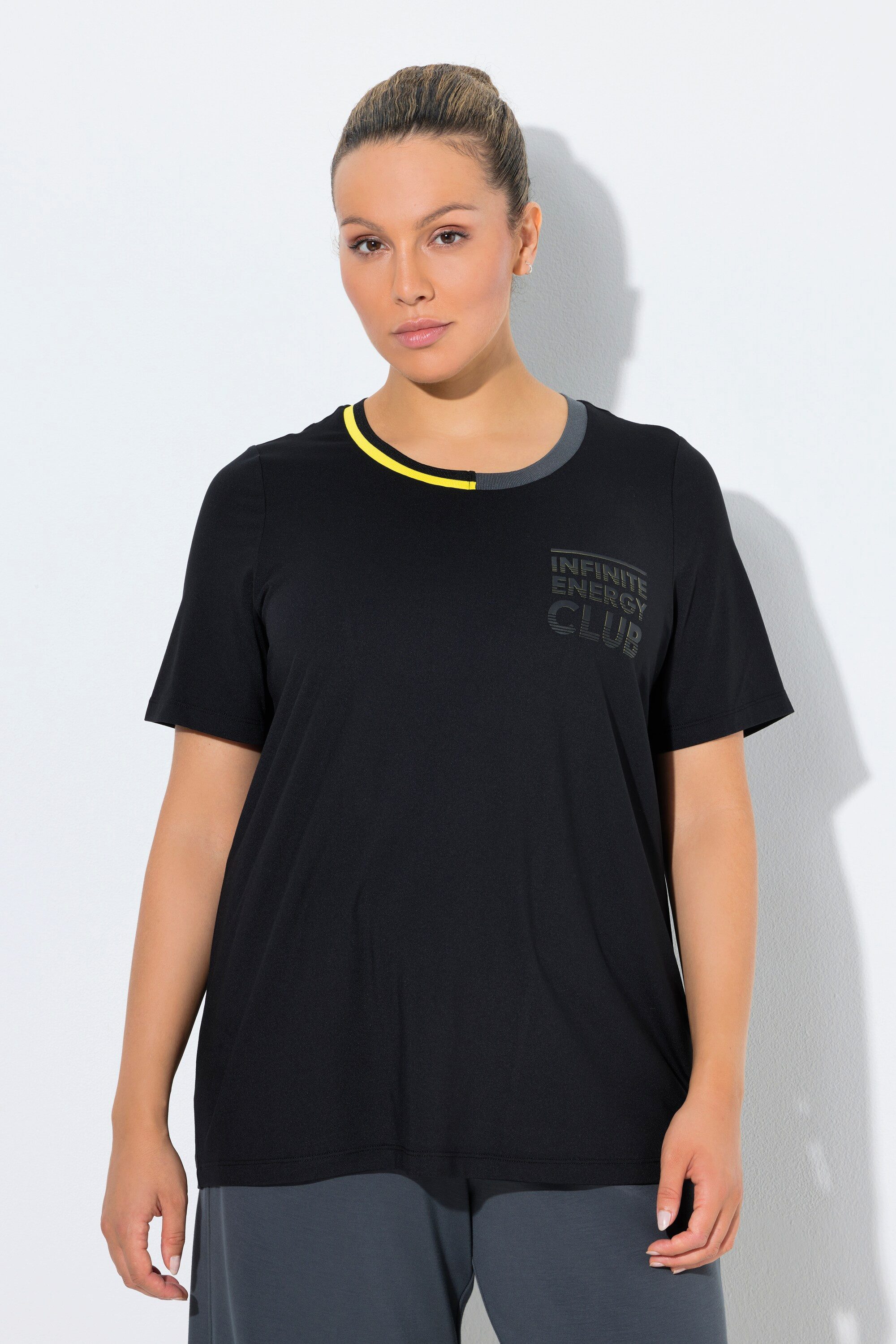 Ulla Popken T-Shirt Funktionsshirt schnelltrocknend atmungsaktiv günstig online kaufen