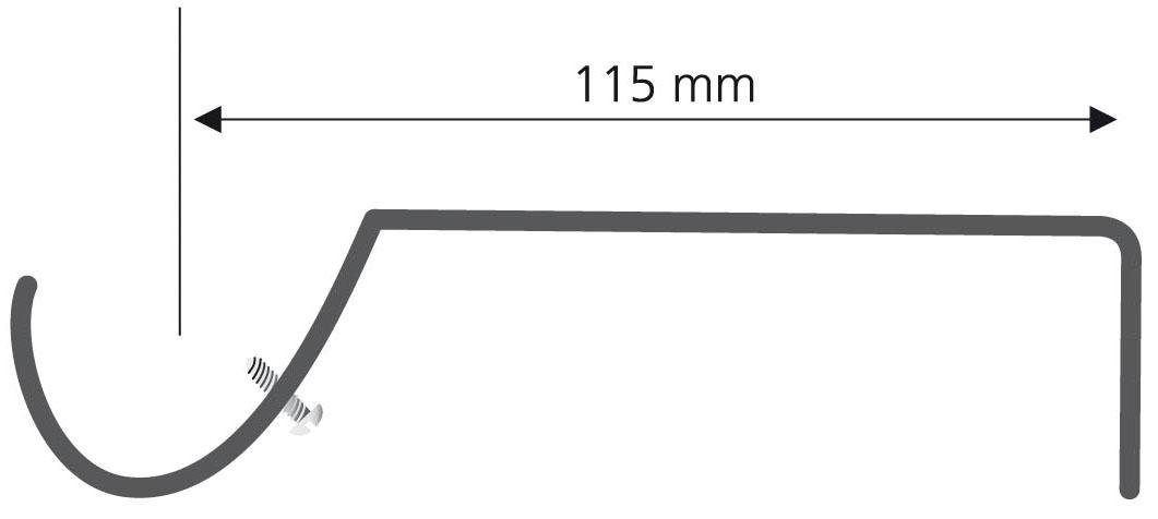 Liedeco Träger, Gardinenstangen, (Set, 2-St), für günstig online kaufen