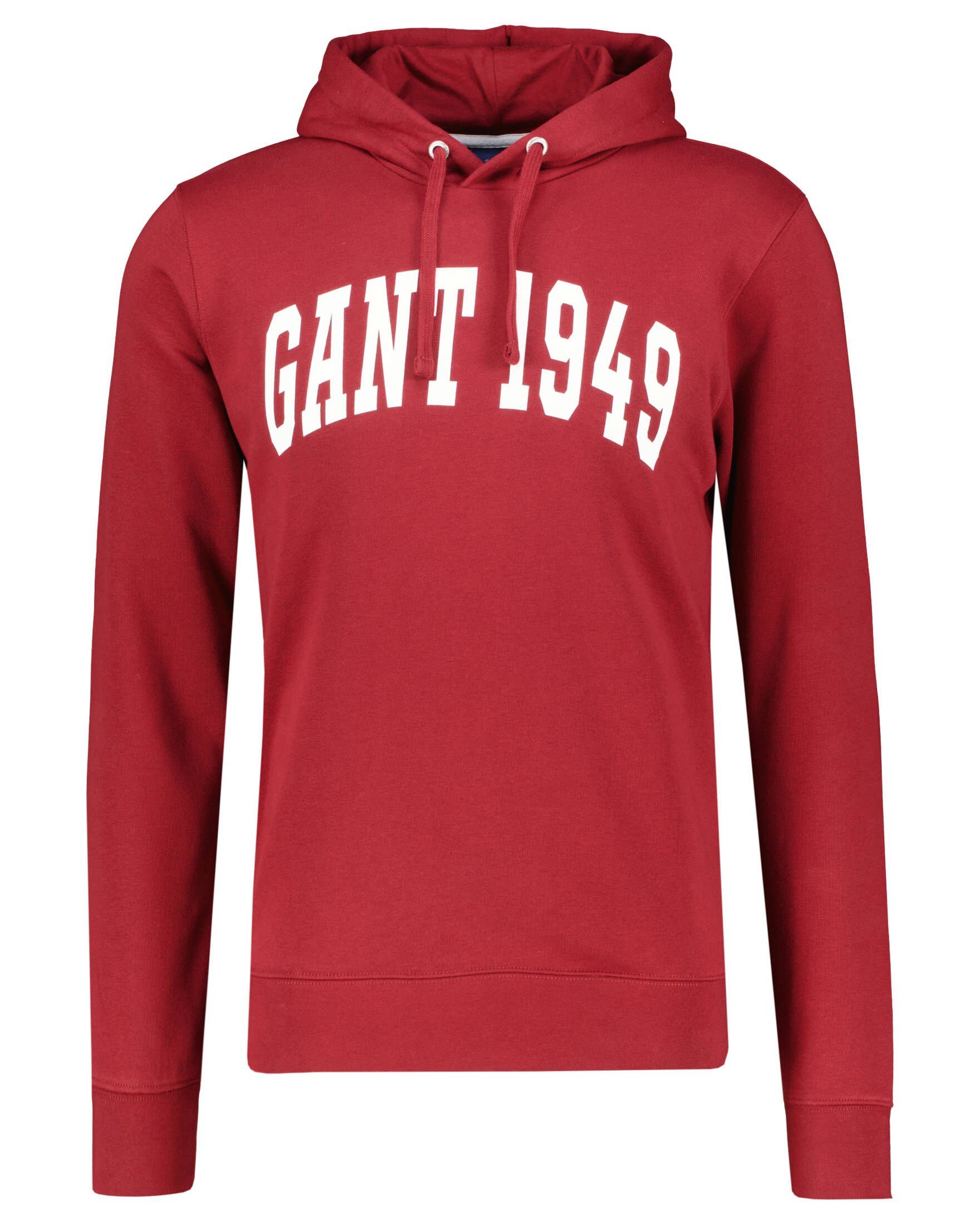 Gant Sweatshirt Herren Sweatshirt FALL (75) (1-tlg) bordeaux HOODIE