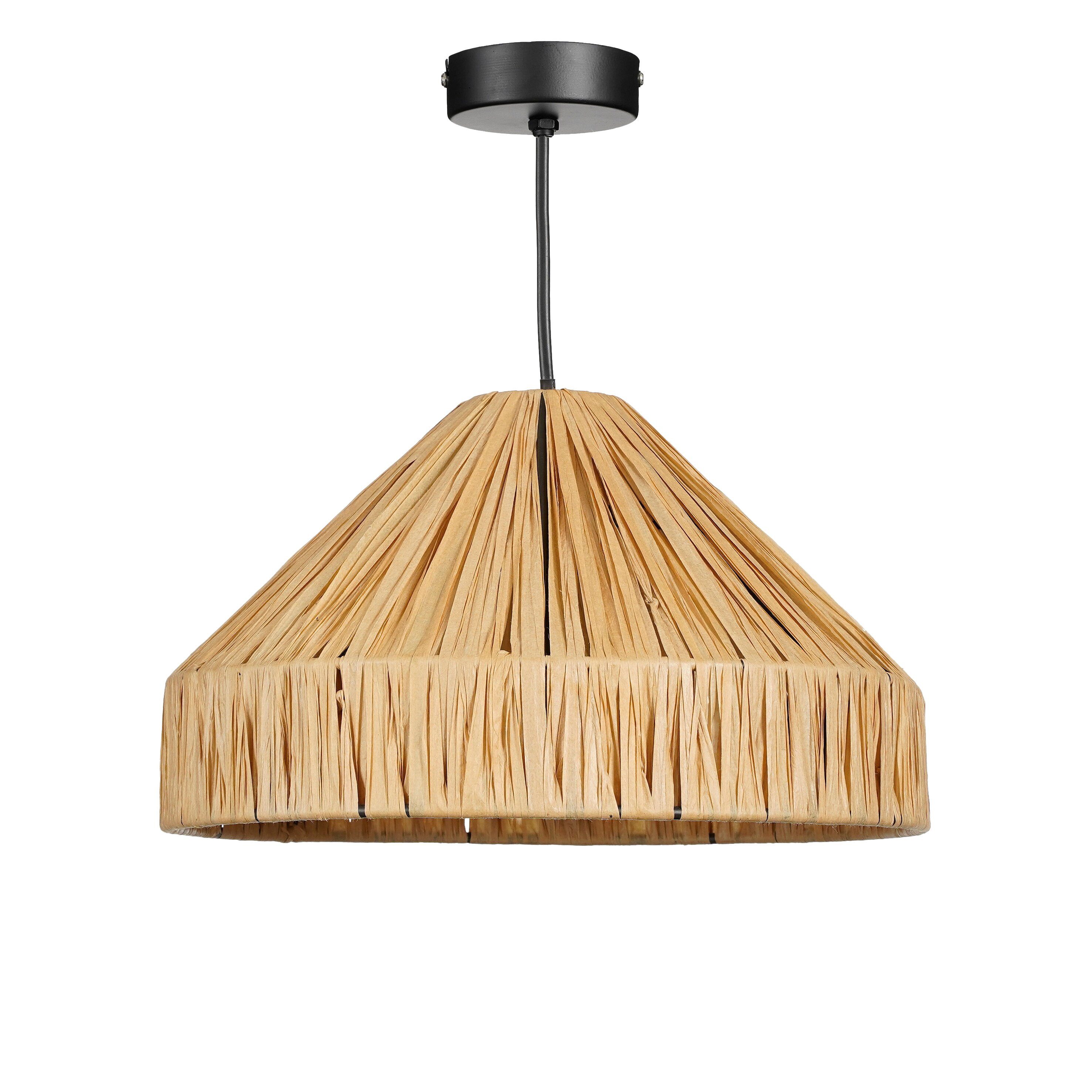 Mica Decorations Pendelleuchte Mica Decorations Elisa Deckenlampe h.braun 40W-E27 - h18xd30cm