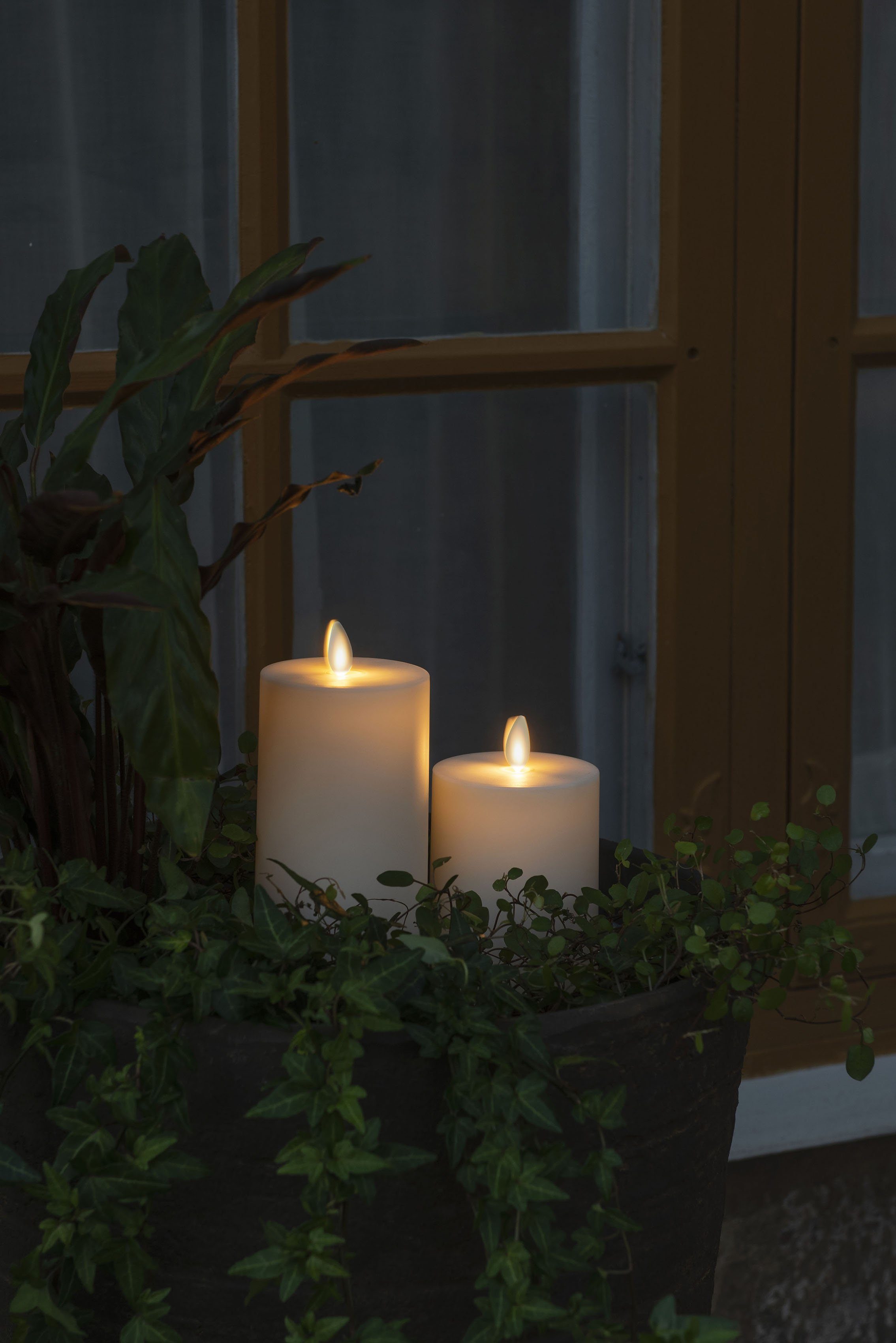 KONSTSMIDE LED-Kerze (1-tlg), LED Kerze, cremeweiß