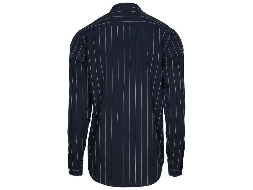 MELA Kurzarmhemd MELA Bio-Herren-Hemd 'AMIT' mit Stehkragen u. Brus