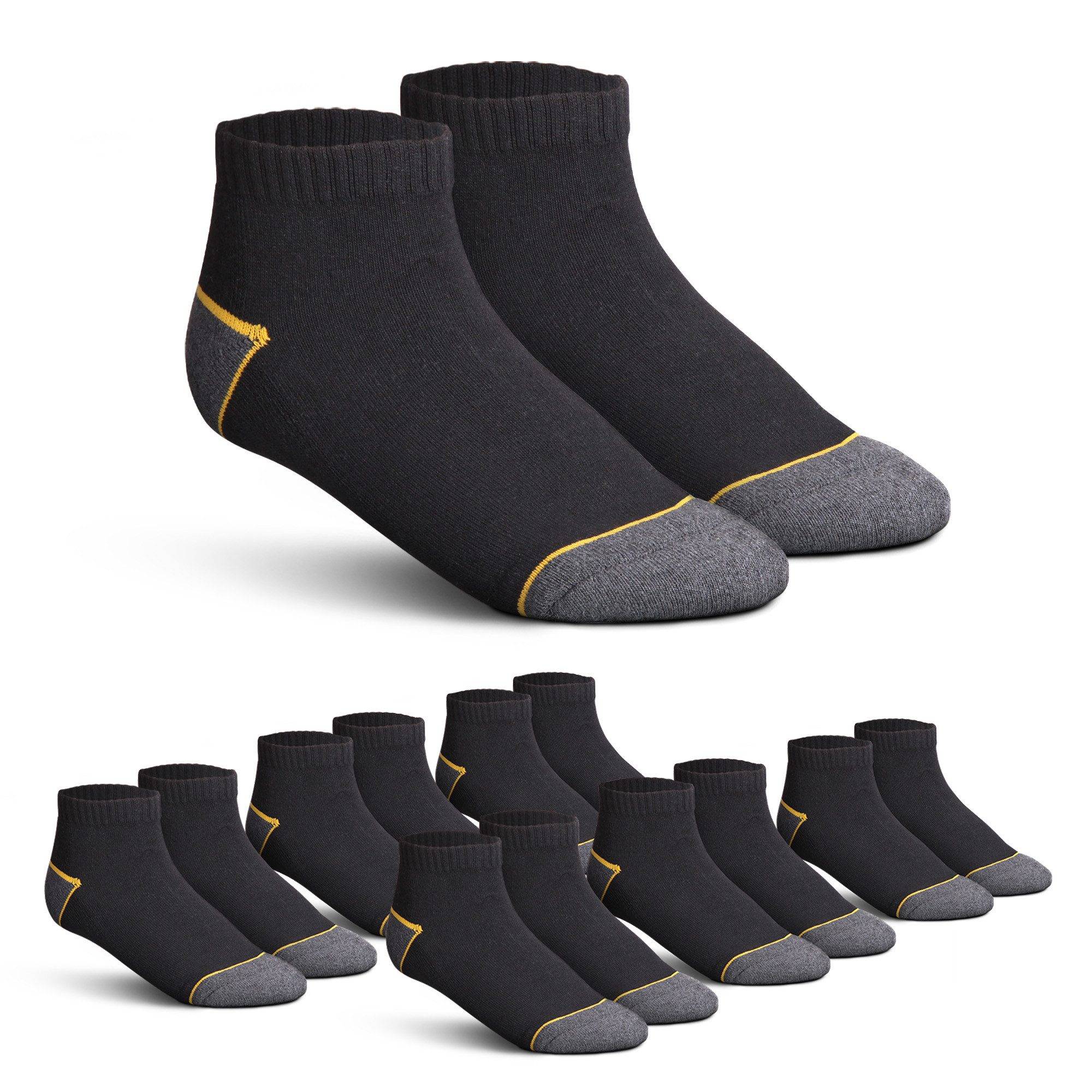 hemmy Fashion Arbeitssocken Herren / Damen "Sneakersocken" kurz (6-Paar) Arbeitssocken Sneaker Socken - Atmungsaktive Baumwolle