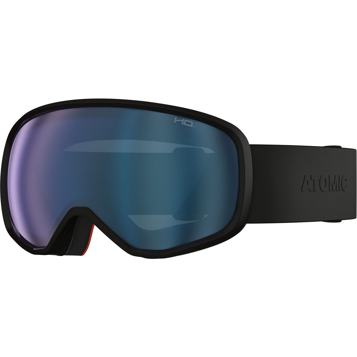 Atomic Skibrille Revent M HD, Bietet optimierte Sicht und Komfort mit HD Technologie, Live Fit