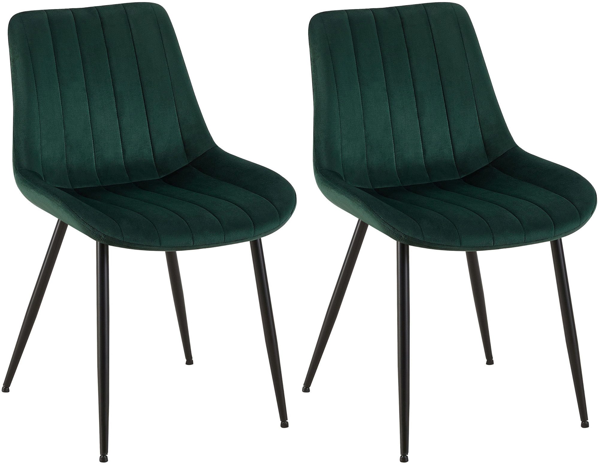 CLP Esszimmerstuhl Rahden Samt (2er Set), günstig online kaufen