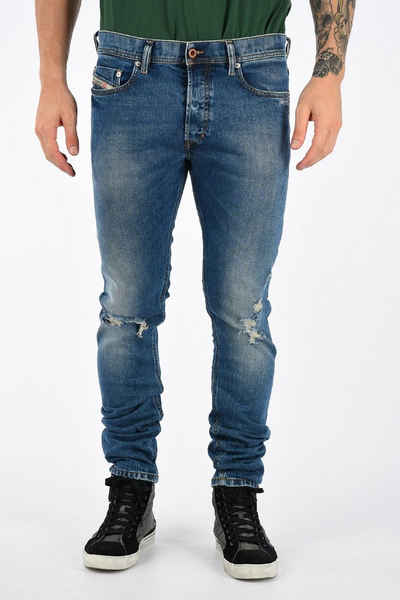Diesel Slim-fit-Jeans »Diesel Herren Jeans Tepphar 084XT« 5-Pocket Style, Regular Waist, mit Stretch Anteil, Länge: 32