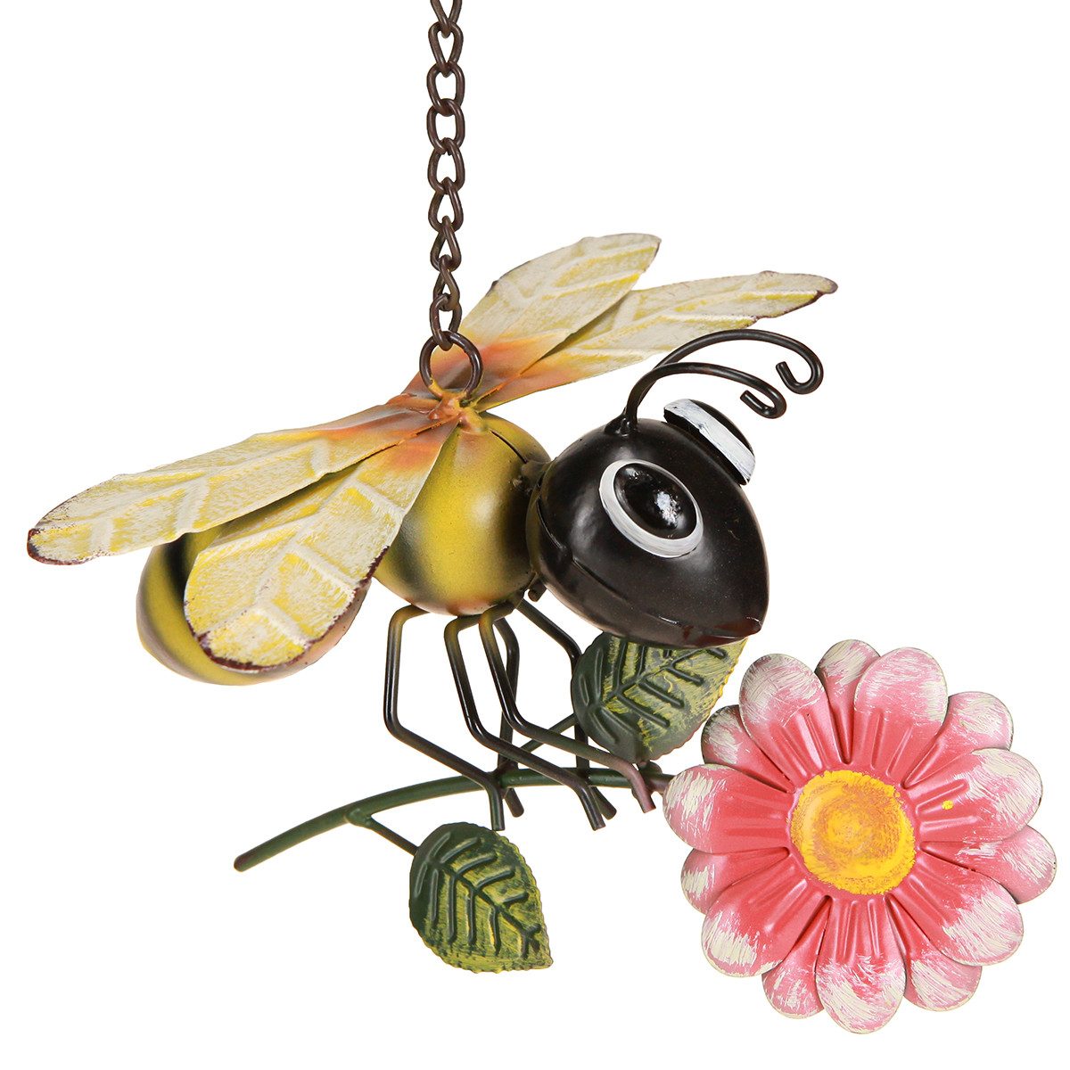 Viana Gartenfigur Biene Metall Gartendeko Handbemalt günstig online kaufen