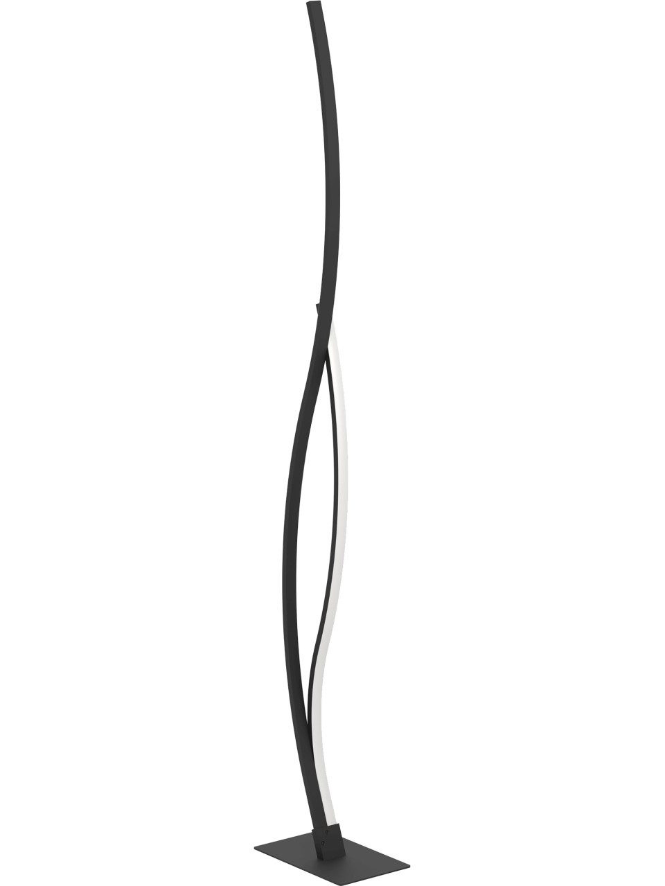 EGLO LED Stehlampe Eglo LED Stehleuchte Grisolia 20W, 2500 lm, 3000K, Inkl. Leuchtmittel, Nicht dimmbar ohne Bewegungsmelder