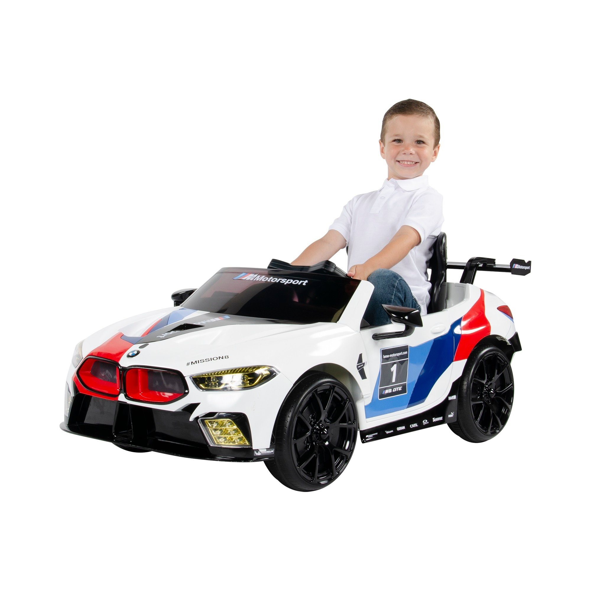 ROLLPLAY Akku Elektro-Kinderauto Rollplay ab BMW GTE M8 mit Kinder inkl. Elektroauto Jahre 3