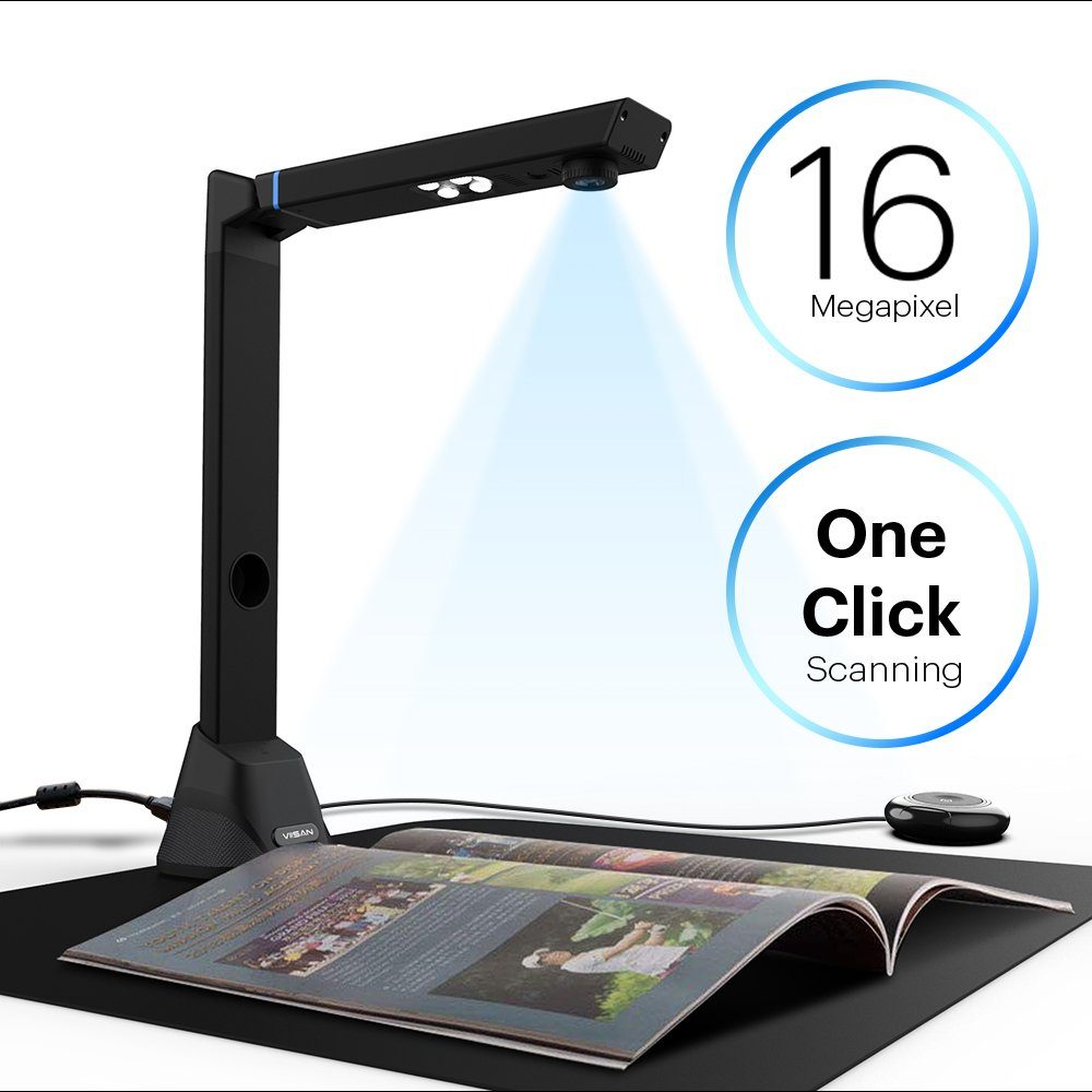 Viisan Buchscanner, Fotoscanner Dokumentenscanner