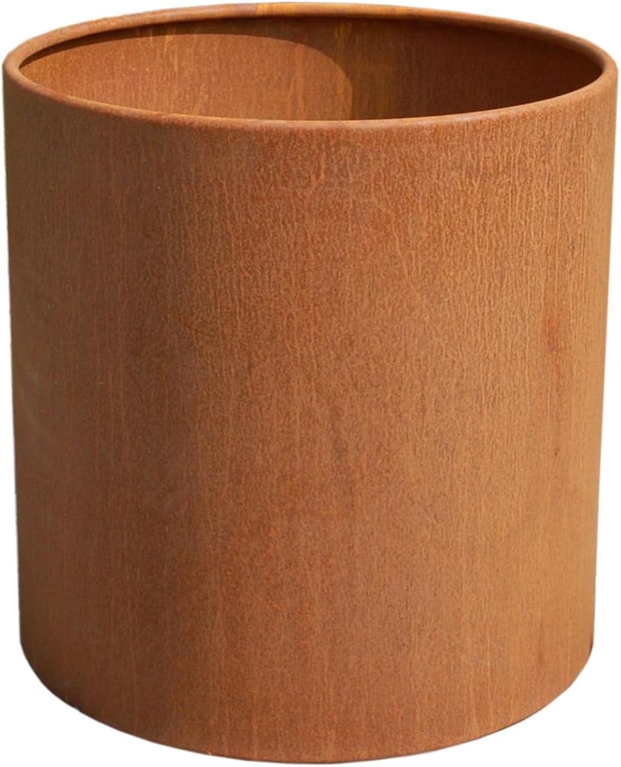 VIVANNO Pflanzkübel Cortenstahl NEW RONDO Rund - Rostbraun Patina (1 St), 40x40 cm